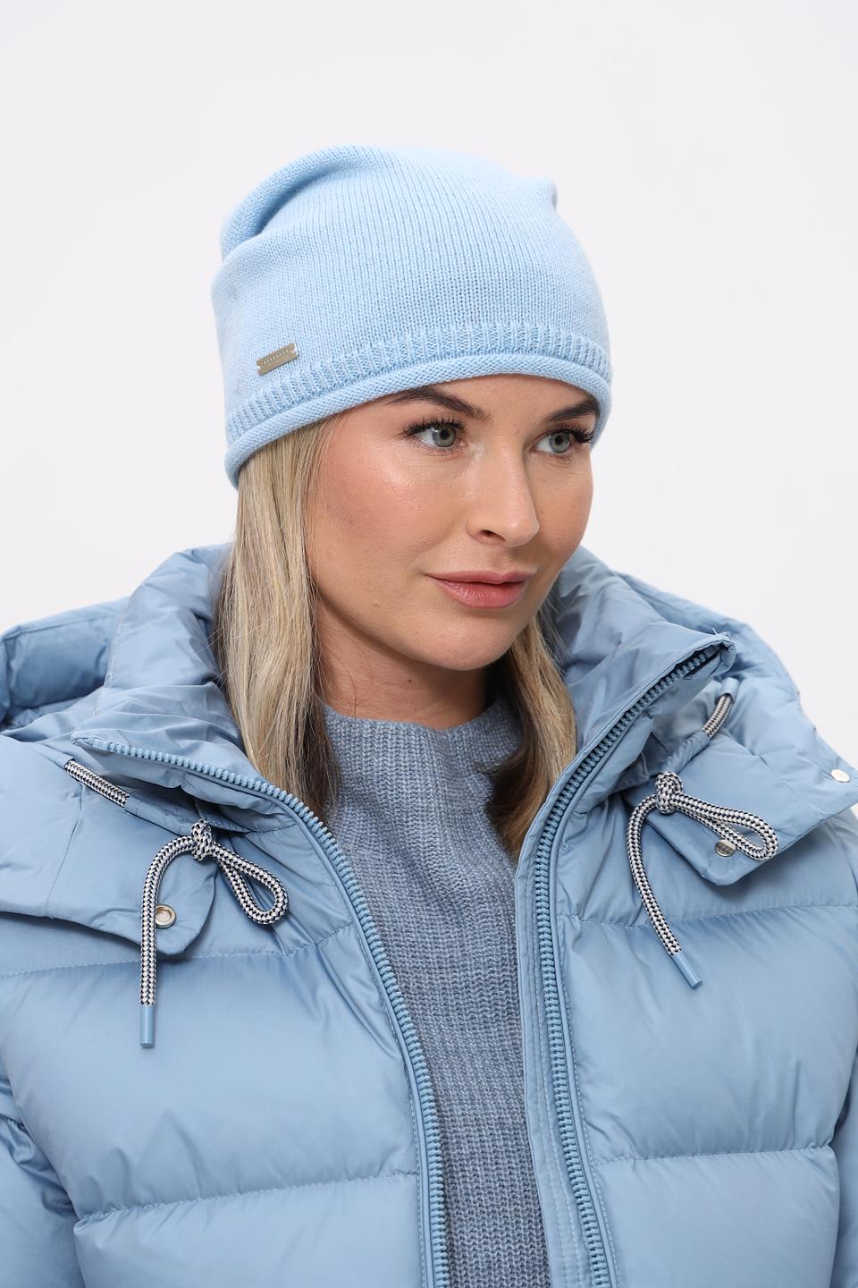 Шапка Seeberger голубая
