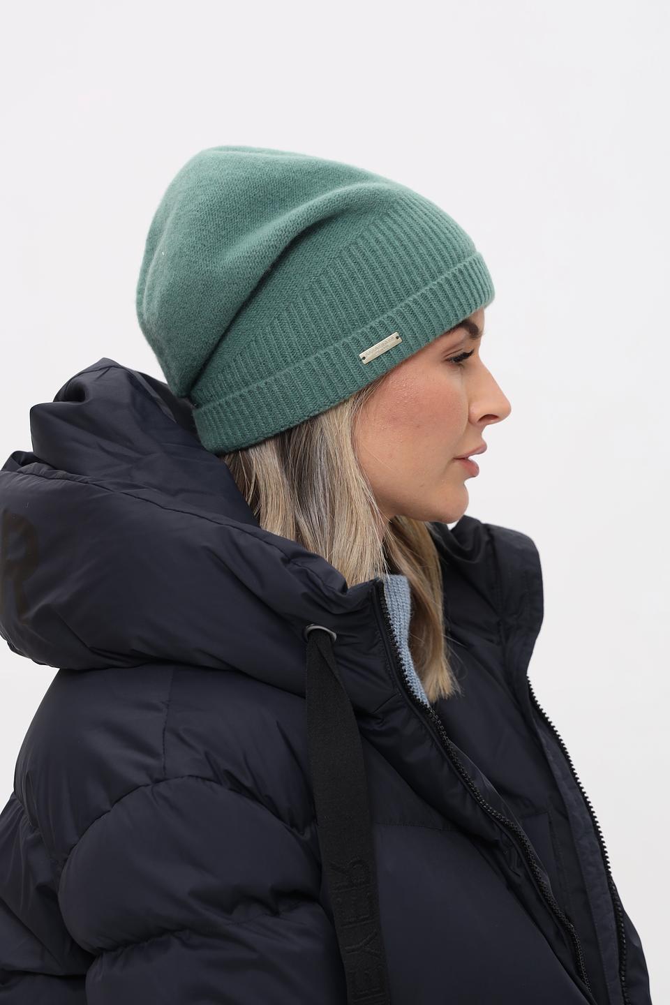 Шапка Seeberger зелёная