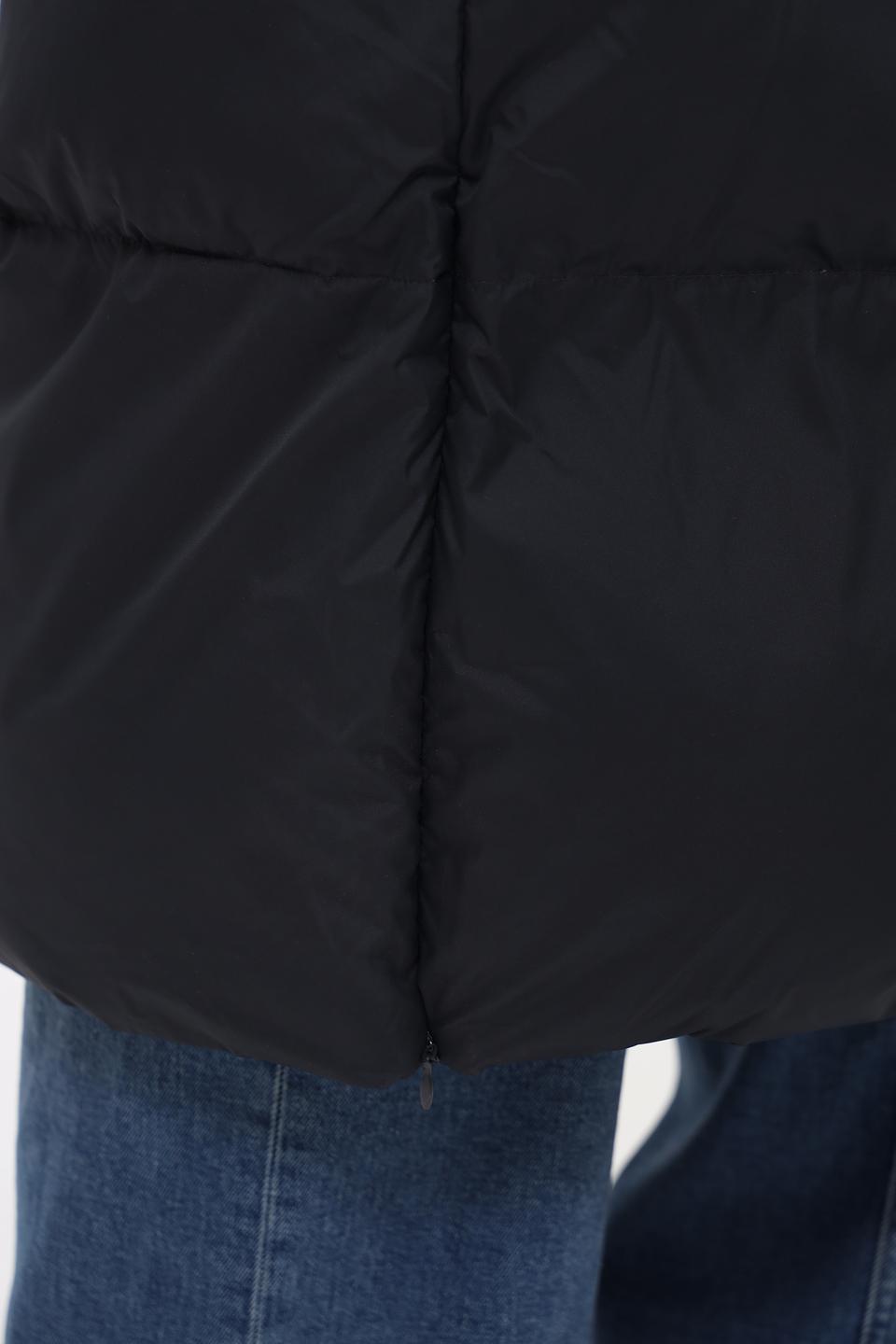 Пальто Heyer стеганое чёрное