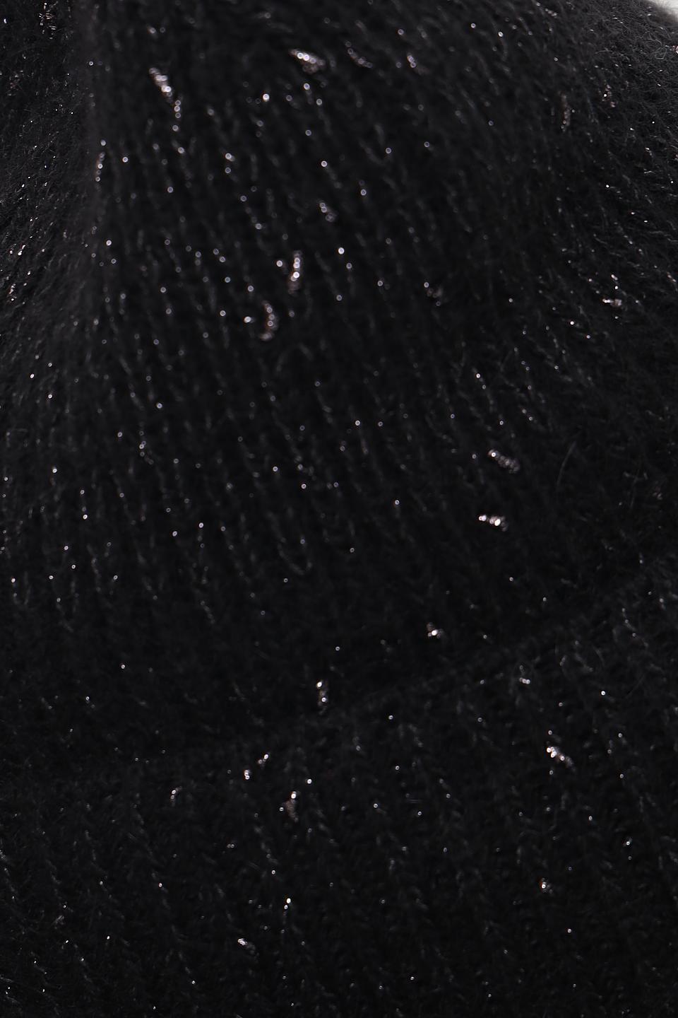 Шапка Marhatter чёрная с блестками