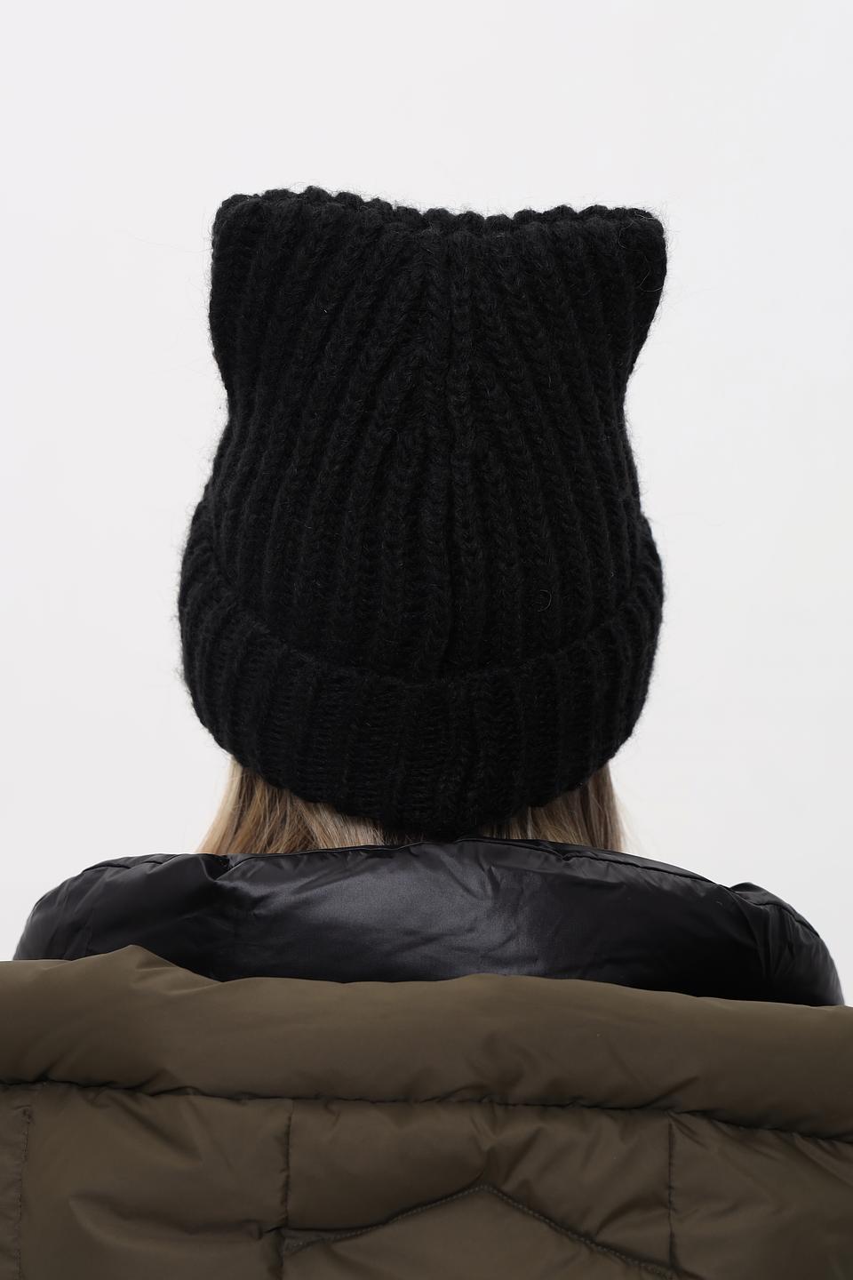 Шапка Marhatter вязаная чёрная