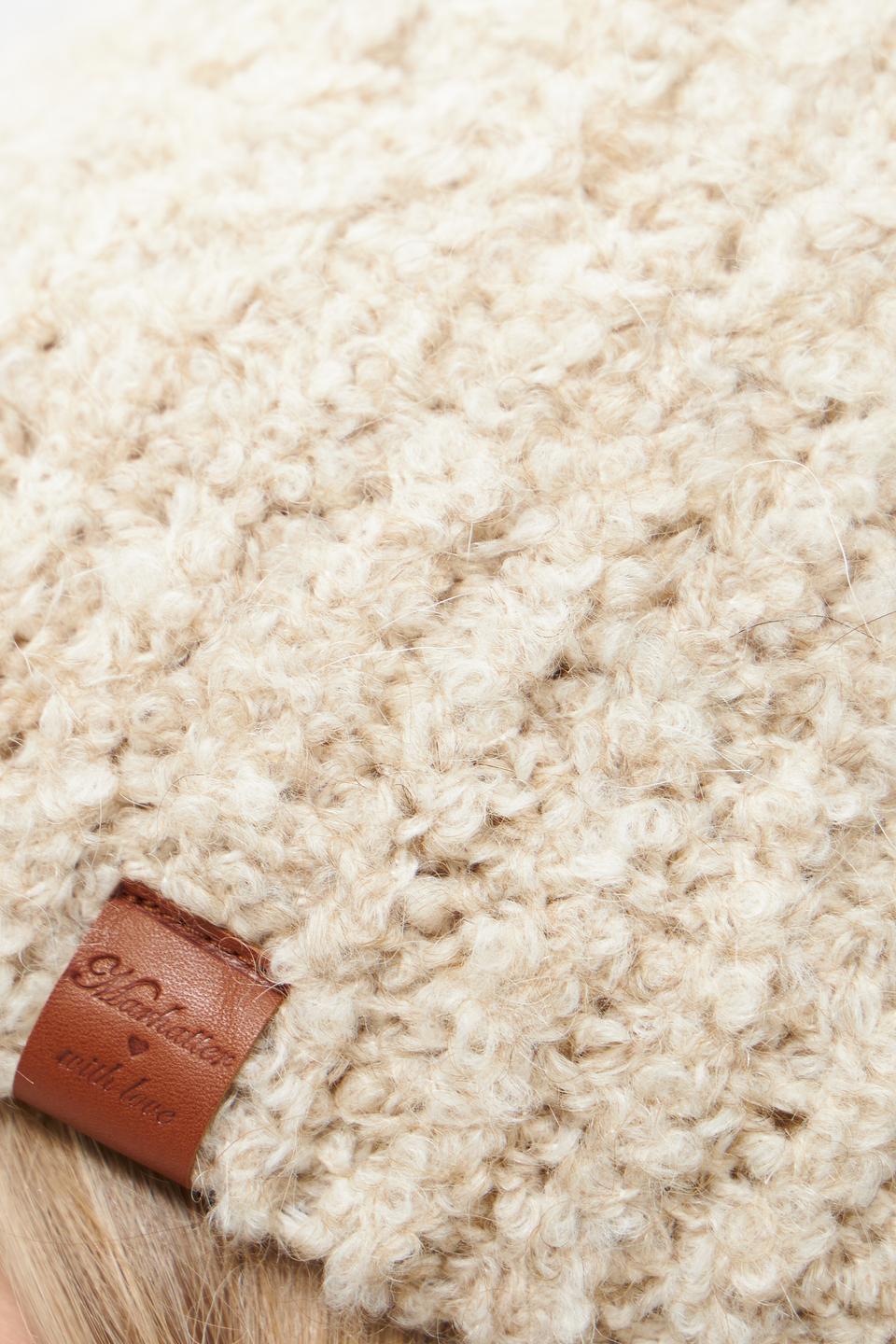 Шапка Marhatter вязаная бежевая