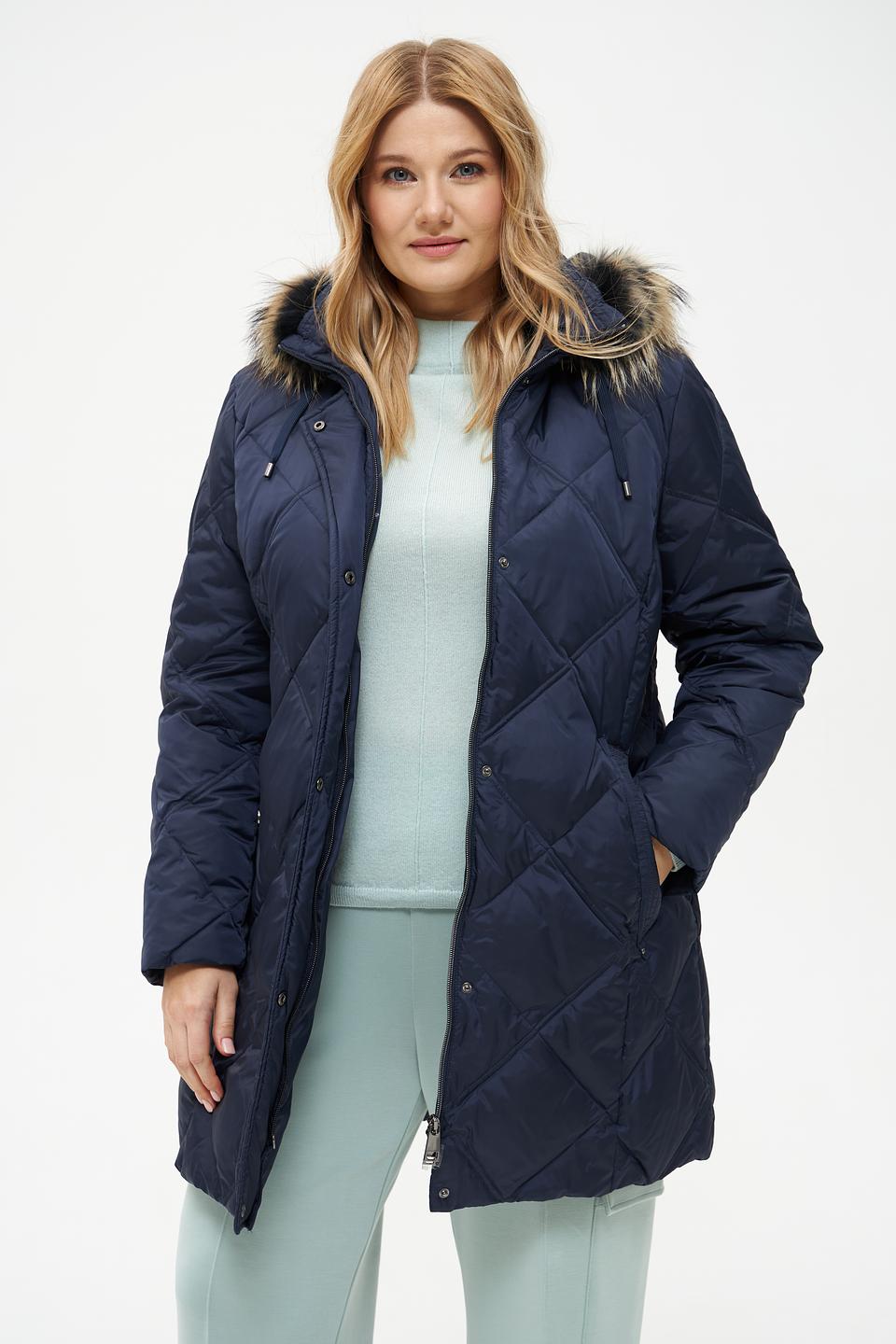 Куртка Lebek стеганая синяя