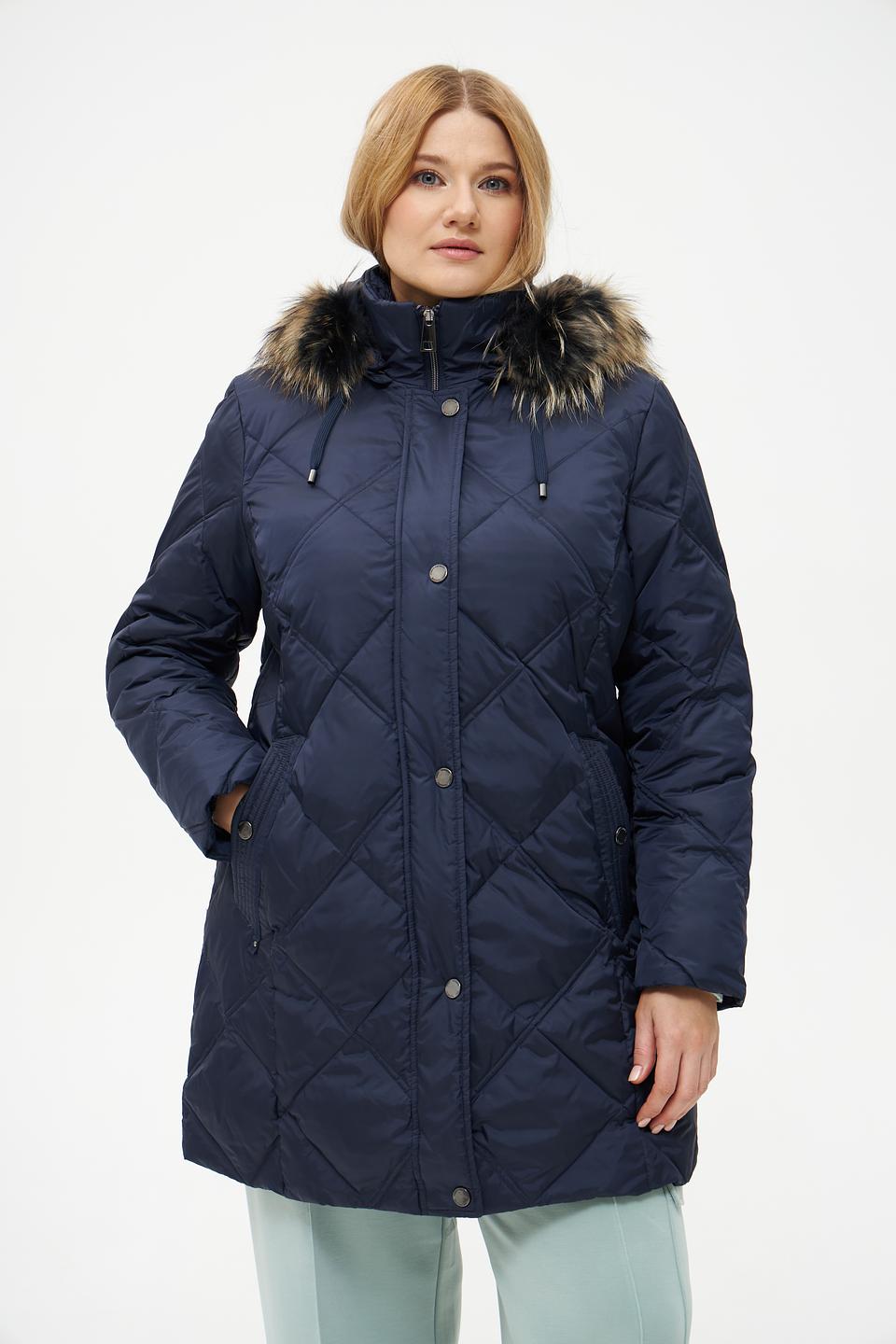 Куртка Lebek стеганая синяя
