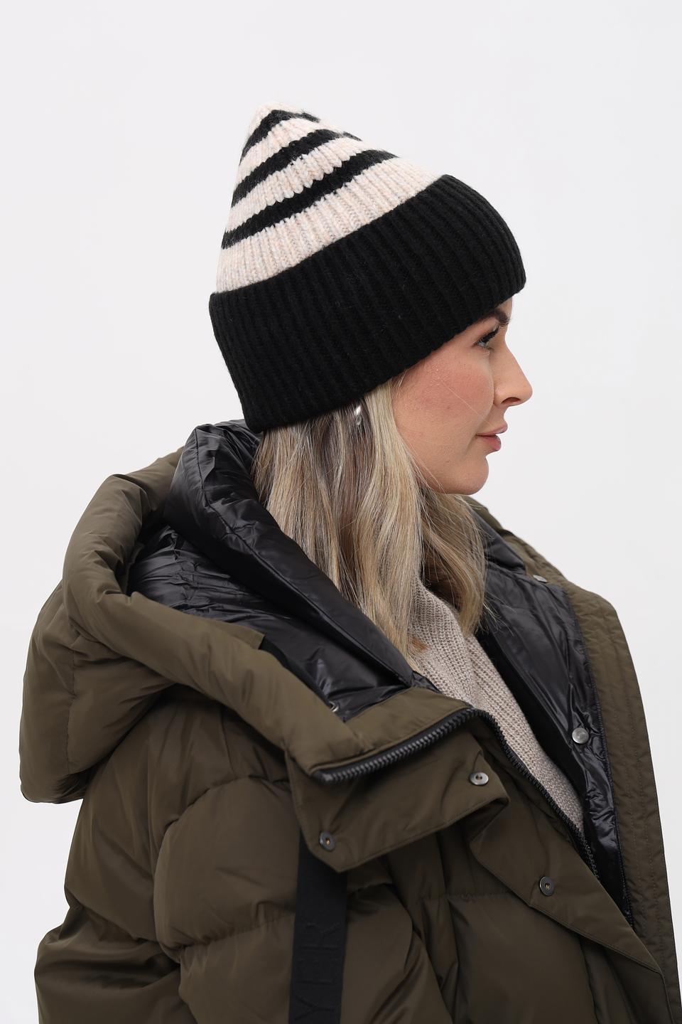 Шапка Fraas в полоску