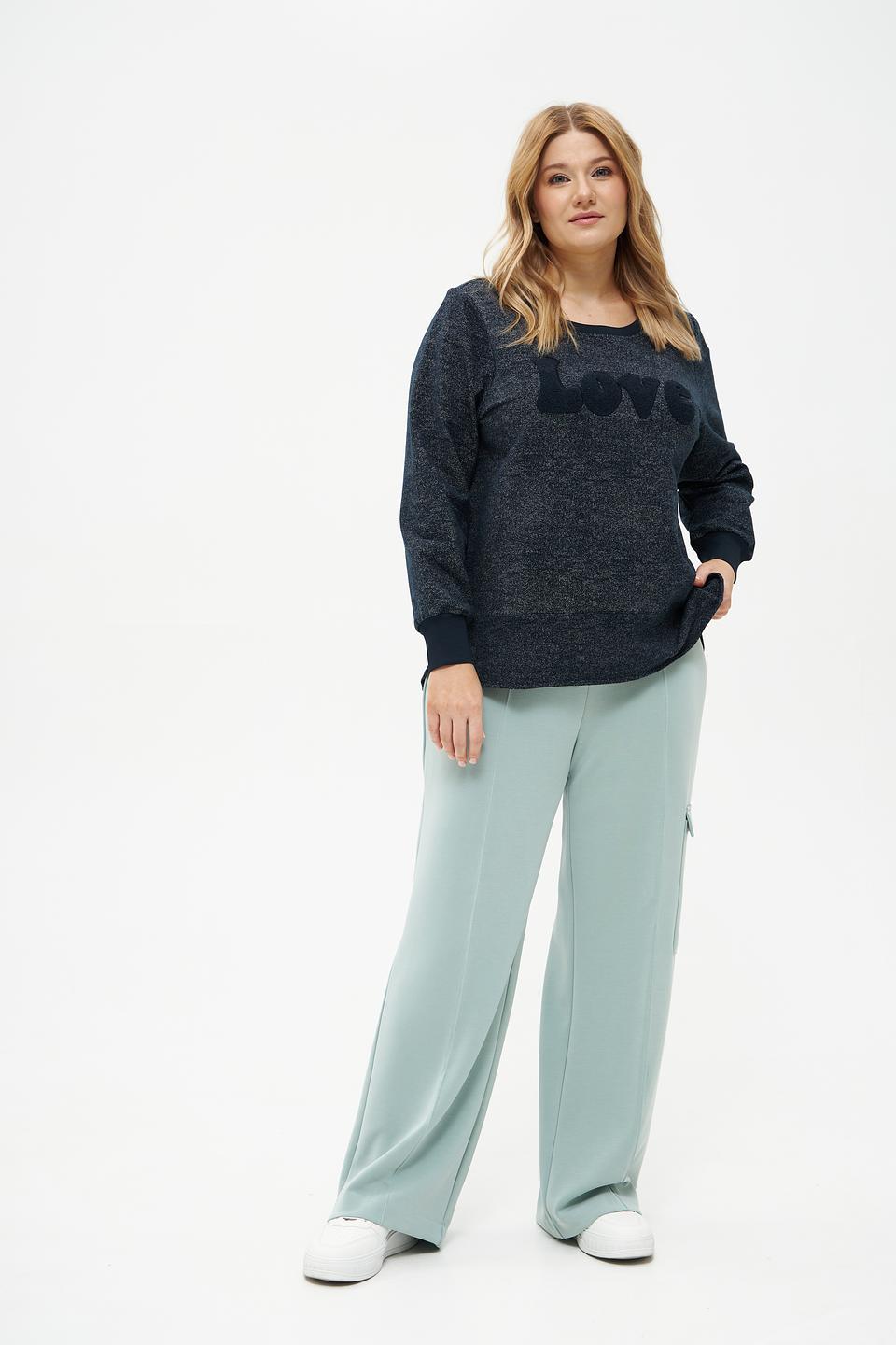 Пуловер Frapp с надписью Love