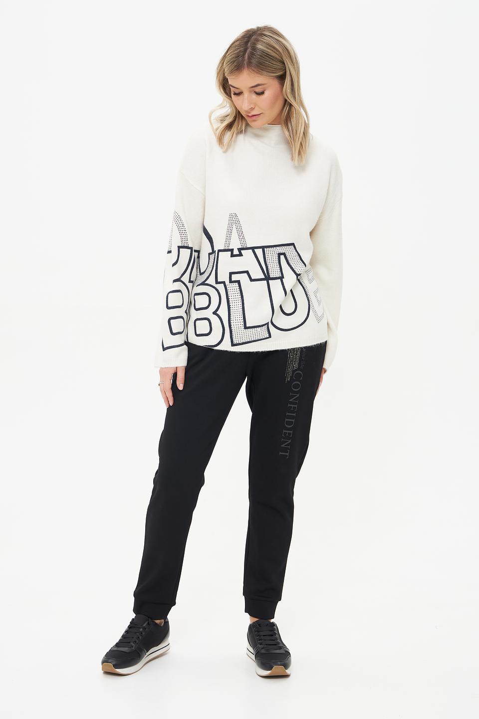 Пуловер Lecomte с принтом