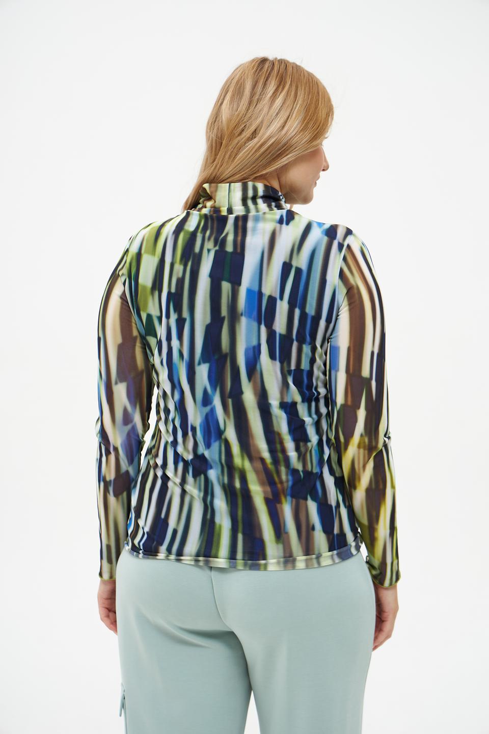 Блуза Bianca с абстрактным принтом
