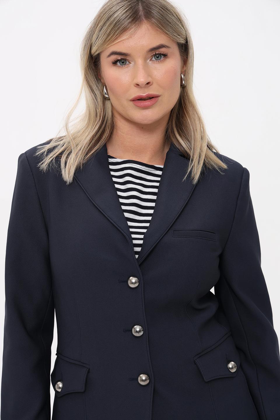 Жакет Monari приталенный тёмно-синий