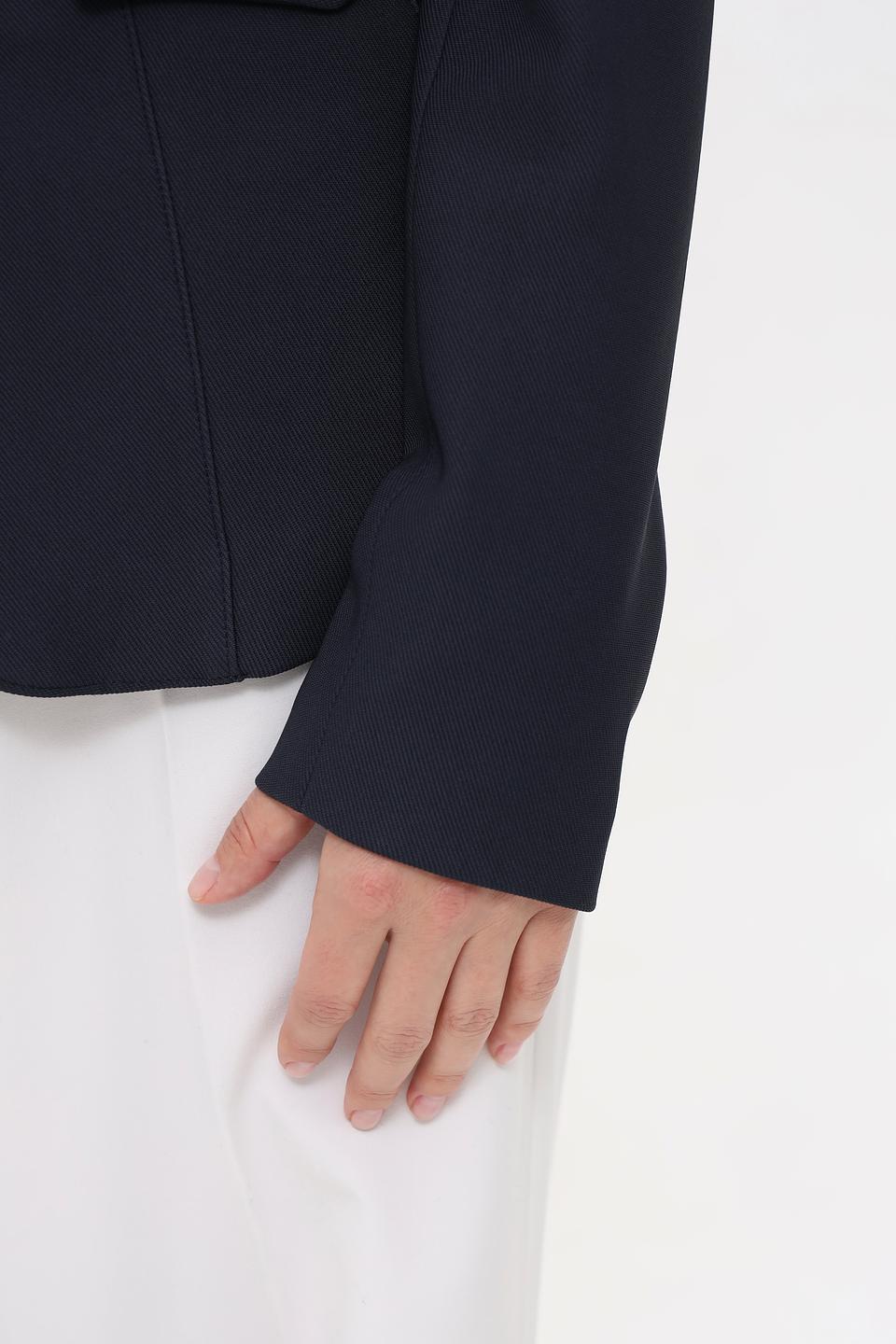 Жакет Monari приталенный тёмно-синий