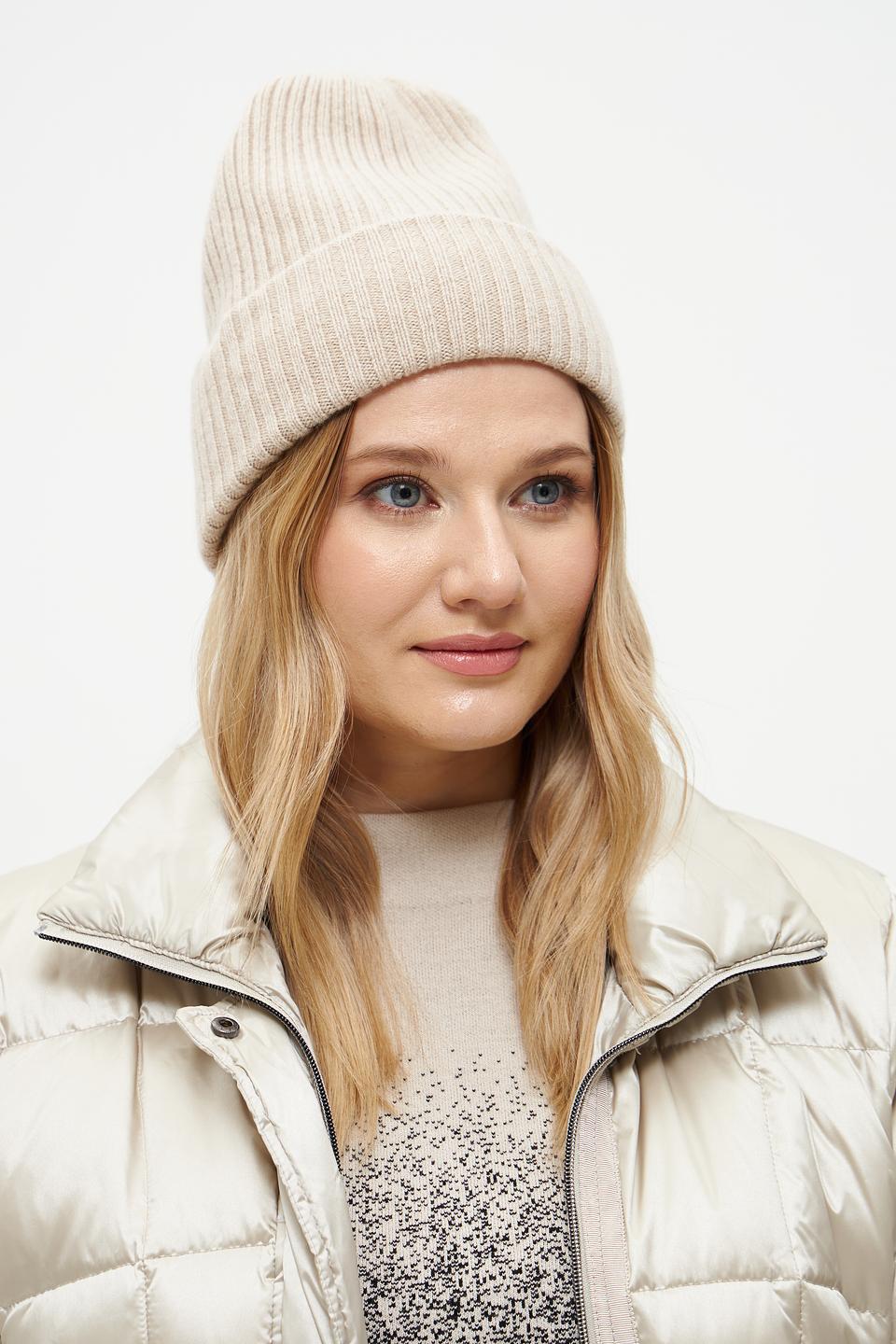 Шапка Roeckl кашемир бежевая