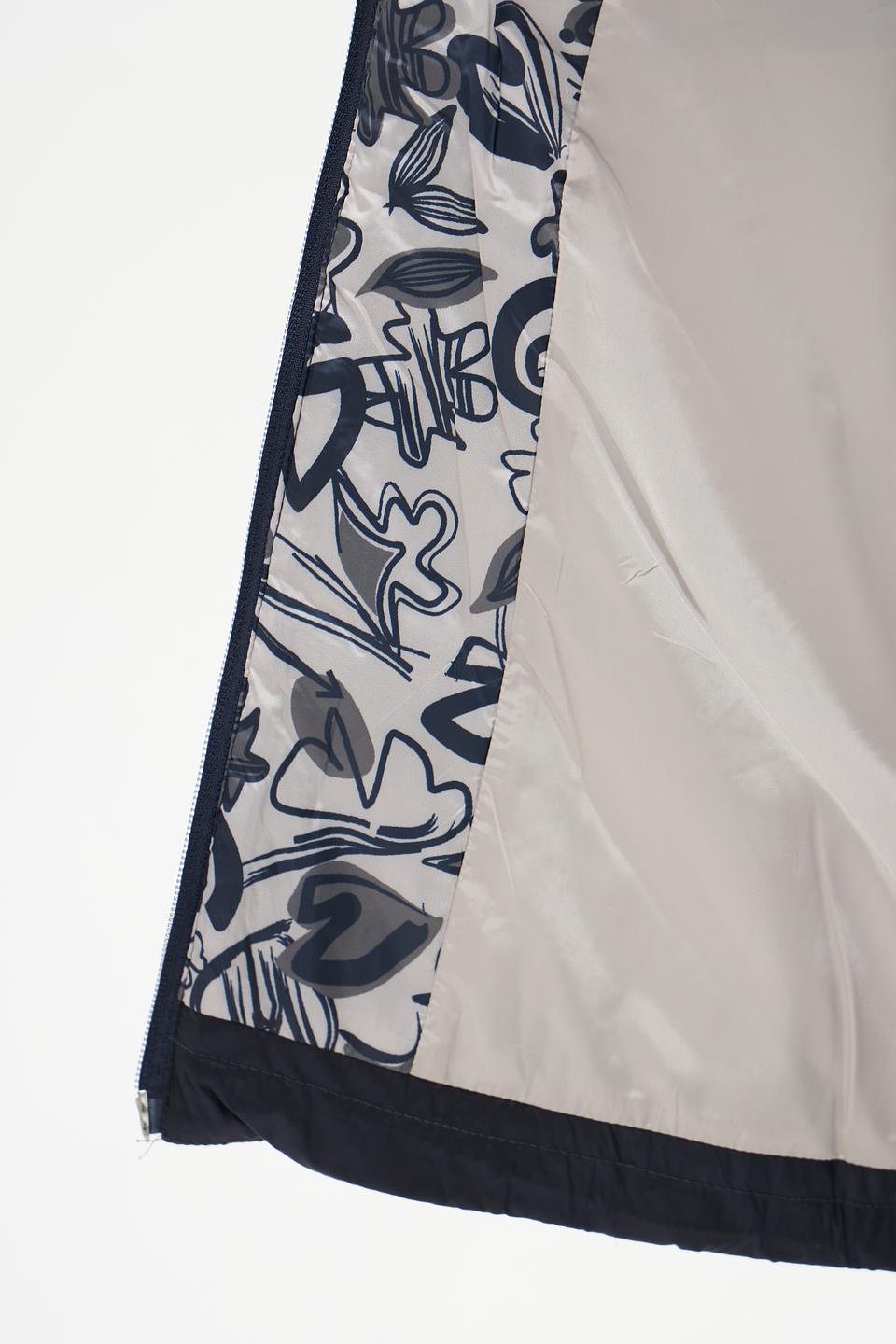 Пальто Baronia стеганое синее