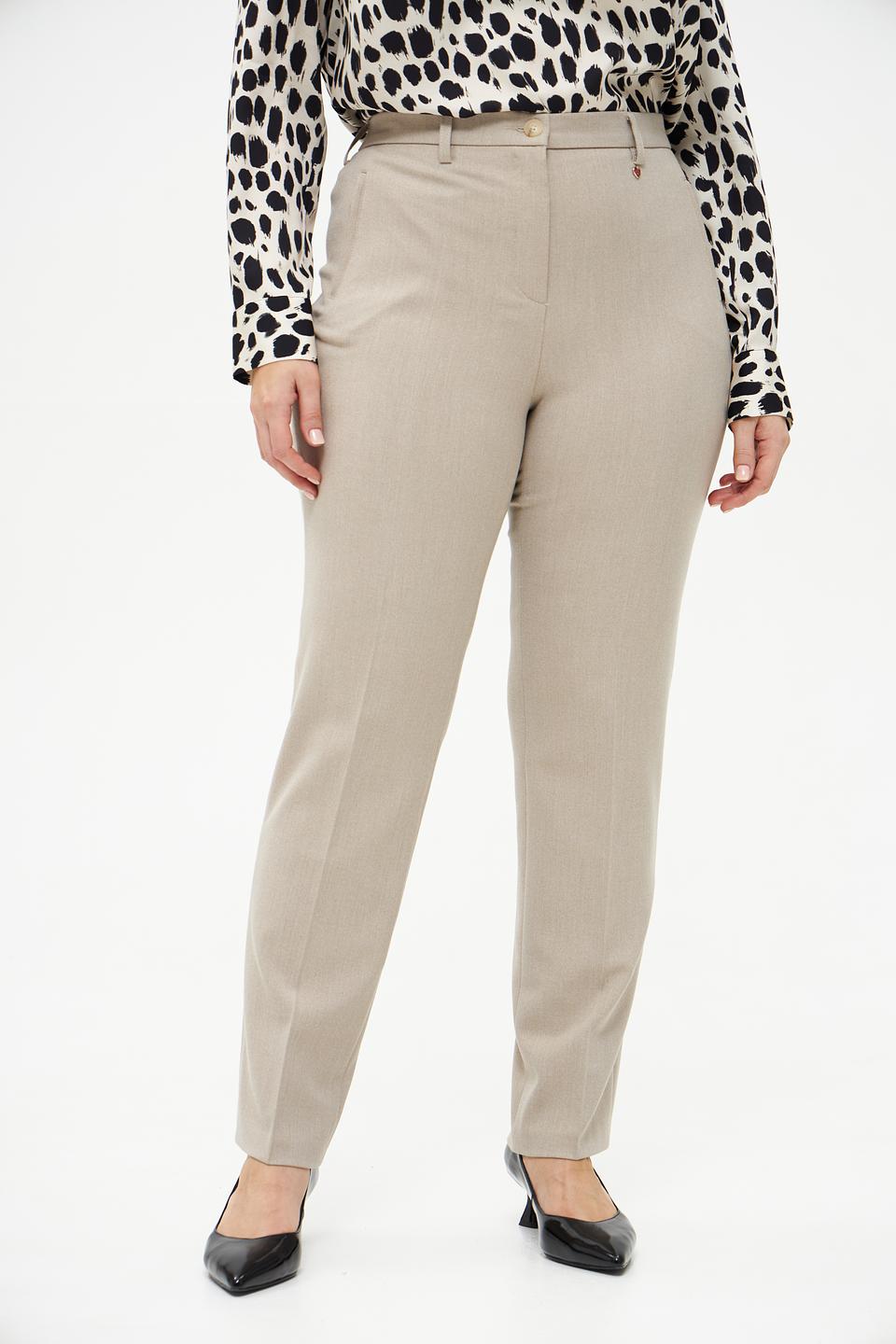 Брюки Relaxed by Toni бежевые