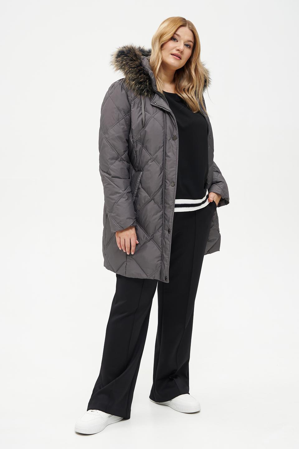 Куртка Lebek стеганая серая