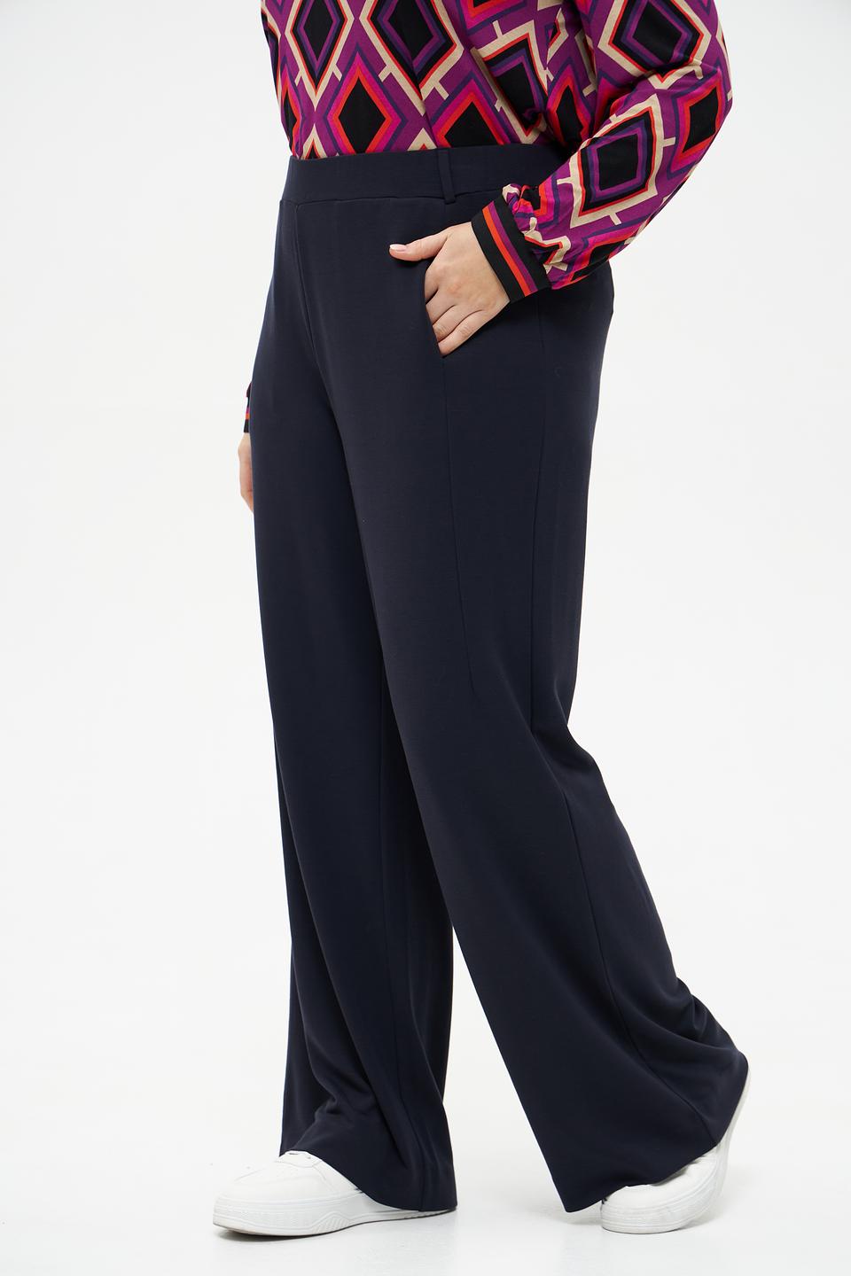 Брюки палаццо Margittes темно-синие