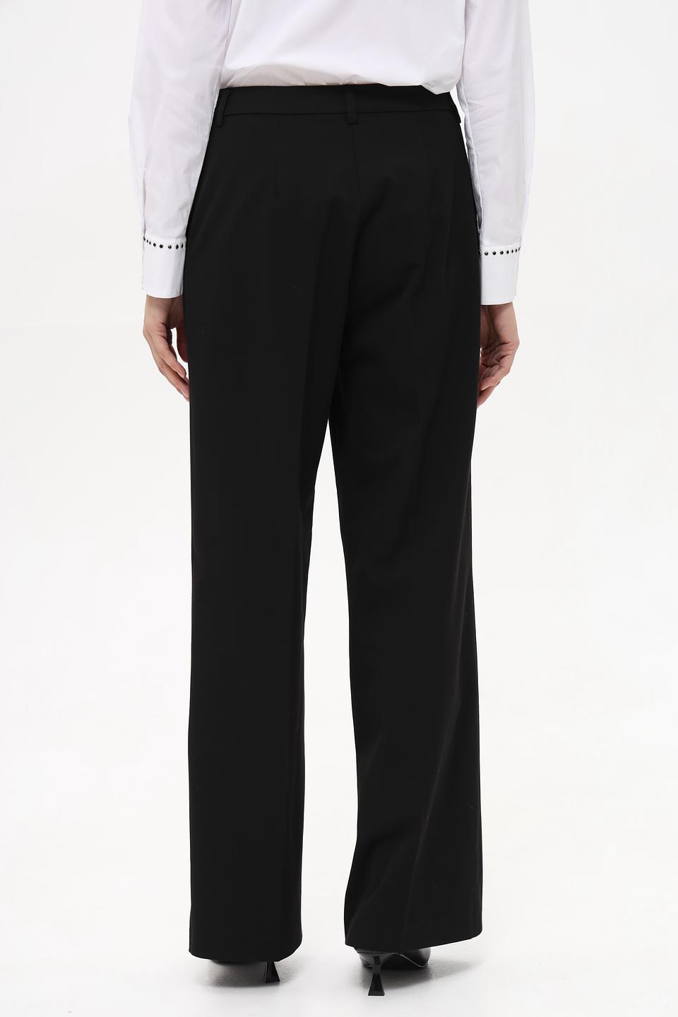 Брюки палаццо Rich and Royal чёрные