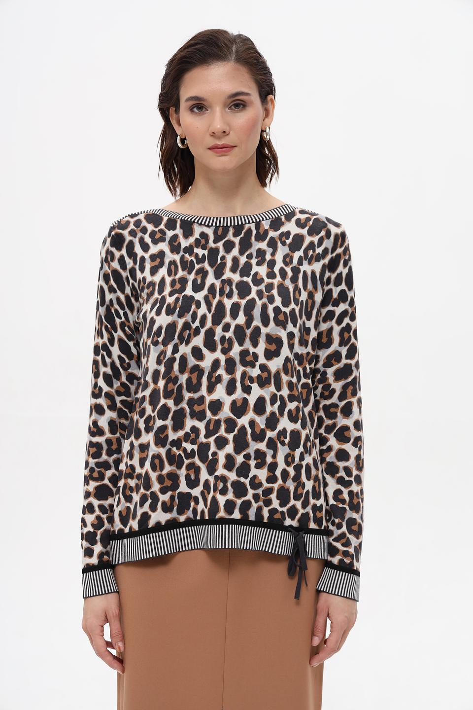 Пуловер Betty Barclay леопард