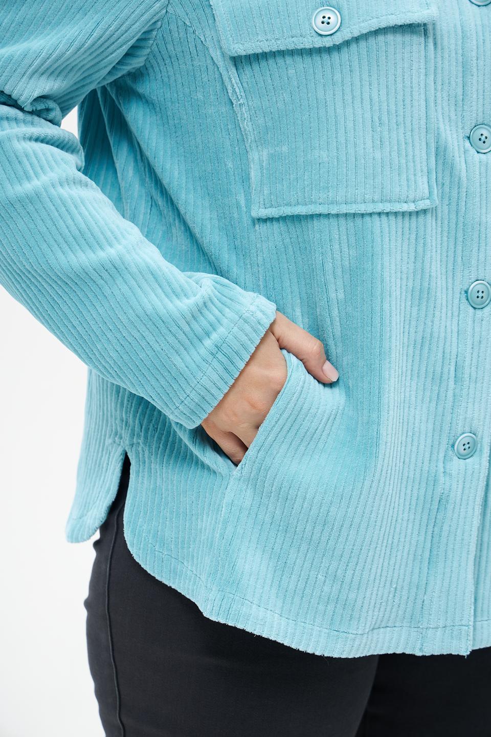 Жакет Rabe collection вельветовый мятный