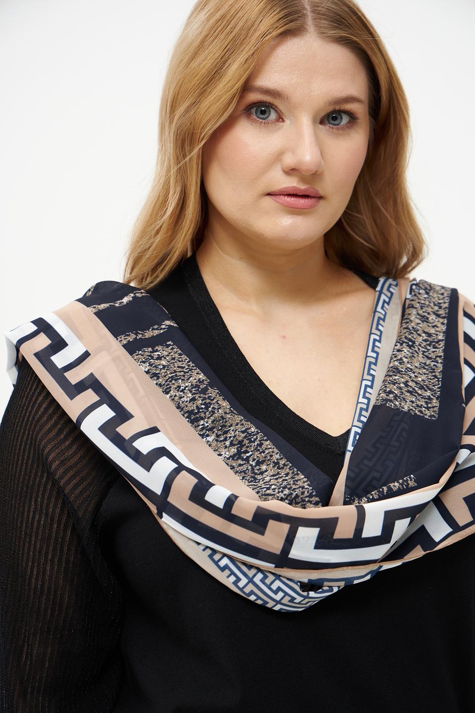 Шарф Frank Walder с геометрическим принтом