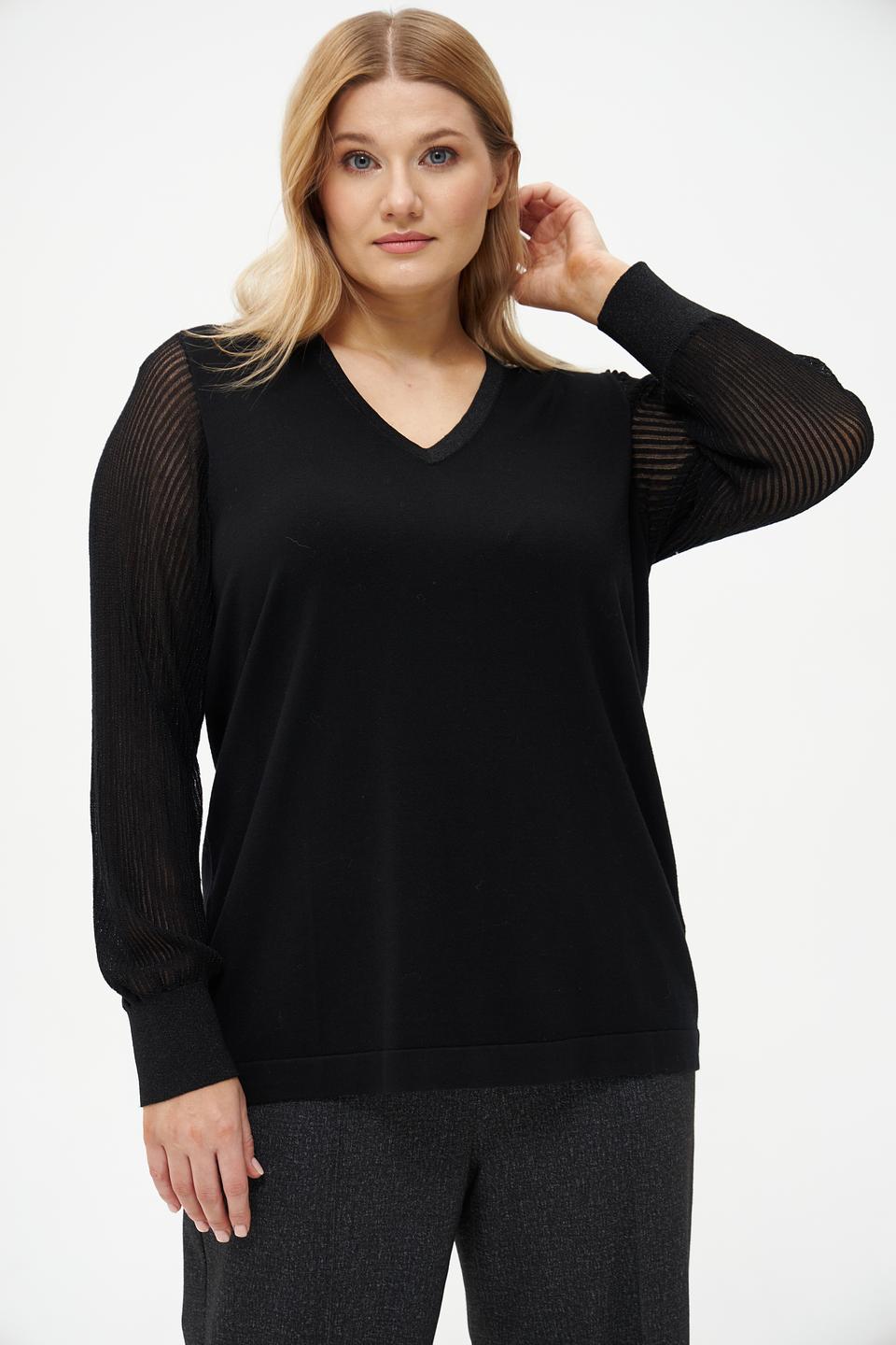 Пуловер Via Appia с рукавами-сеткой