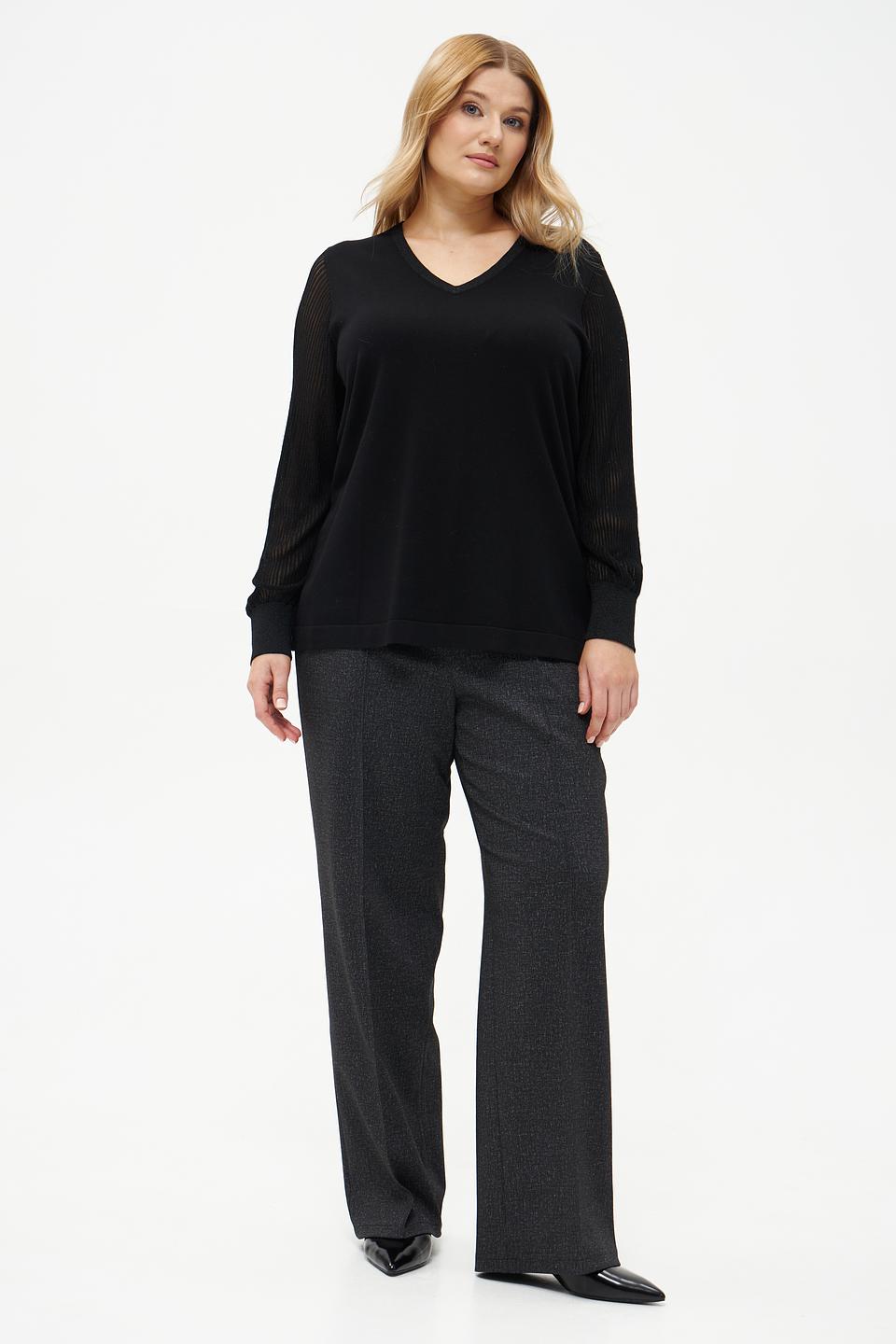 Пуловер Via Appia с рукавами-сеткой