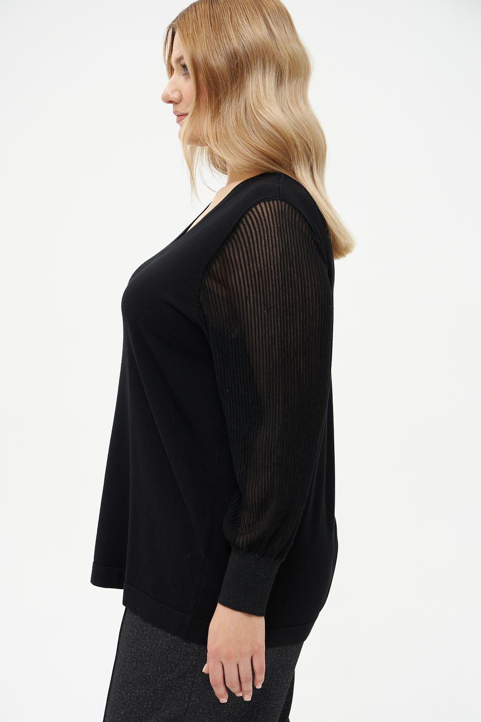 Пуловер Via Appia с рукавами-сеткой