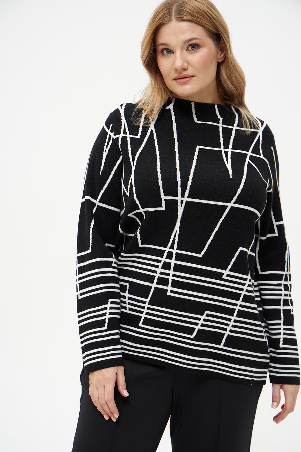 Пуловер Frapp с геометрическим рисунком