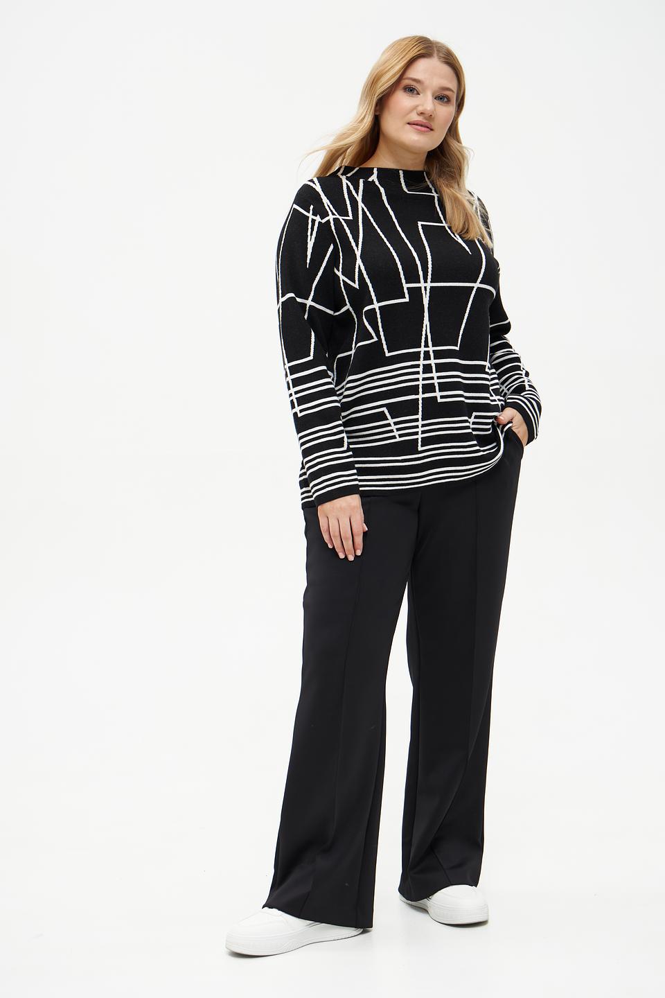 Пуловер Frapp с геометрическим рисунком