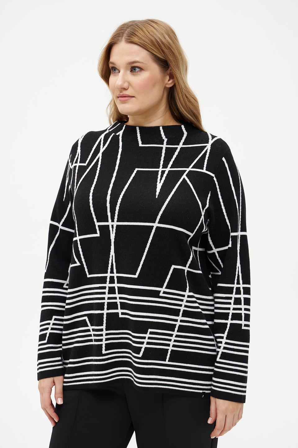 Пуловер Frapp с геометрическим рисунком