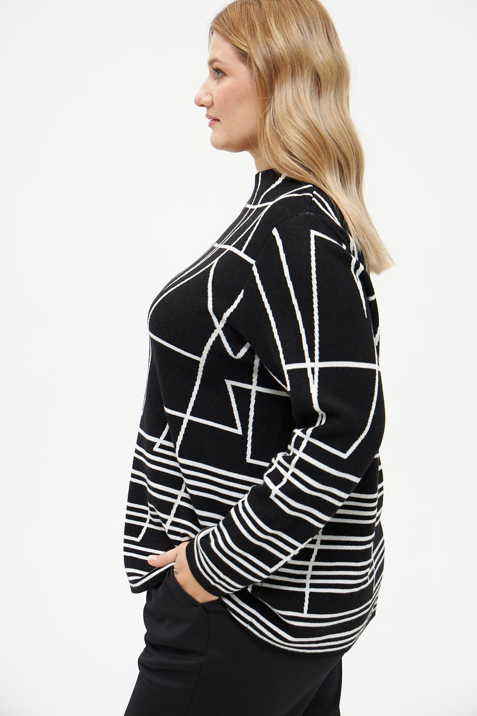 Пуловер Frapp с геометрическим рисунком