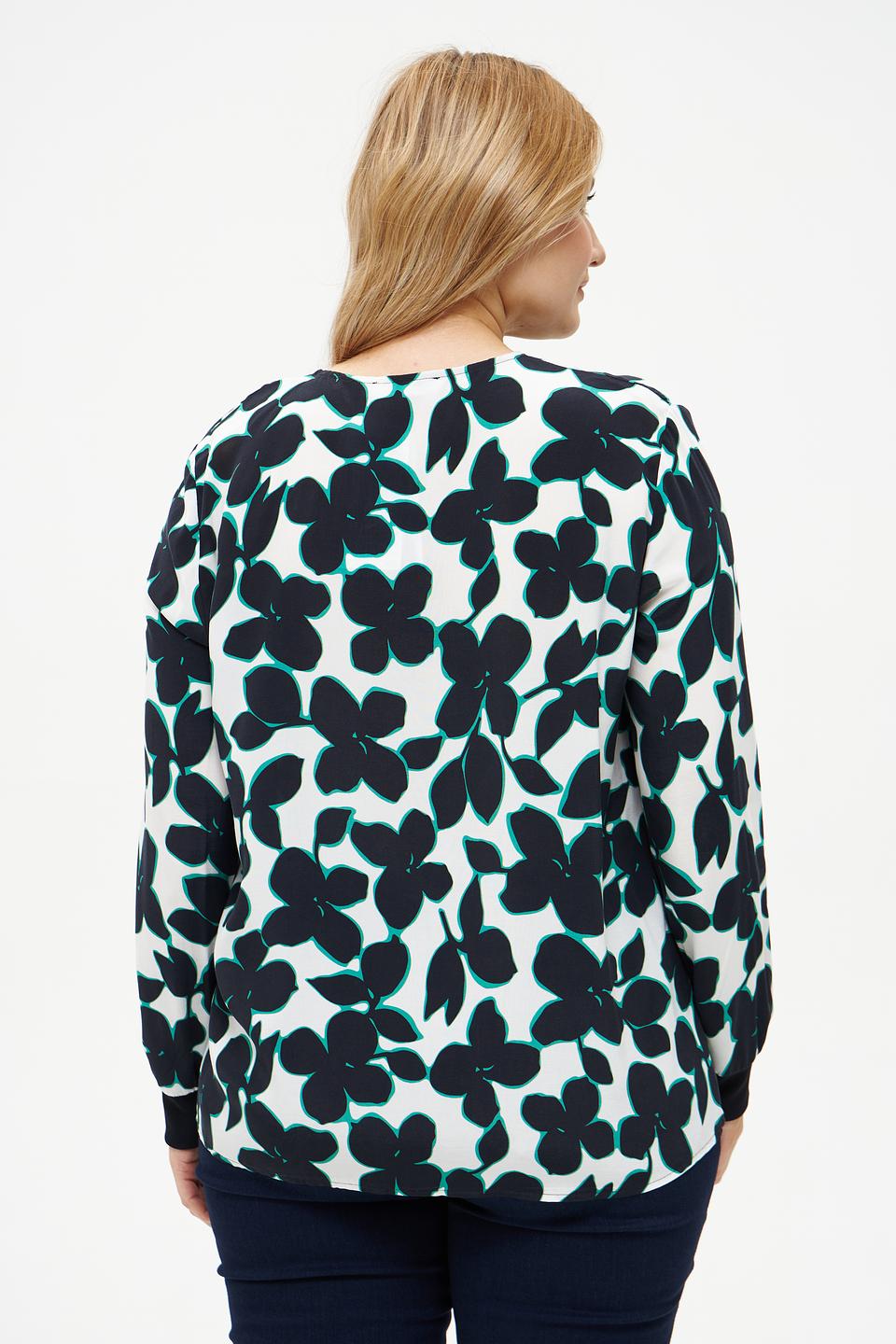 Блуза Frank Walder с цветочным принтом