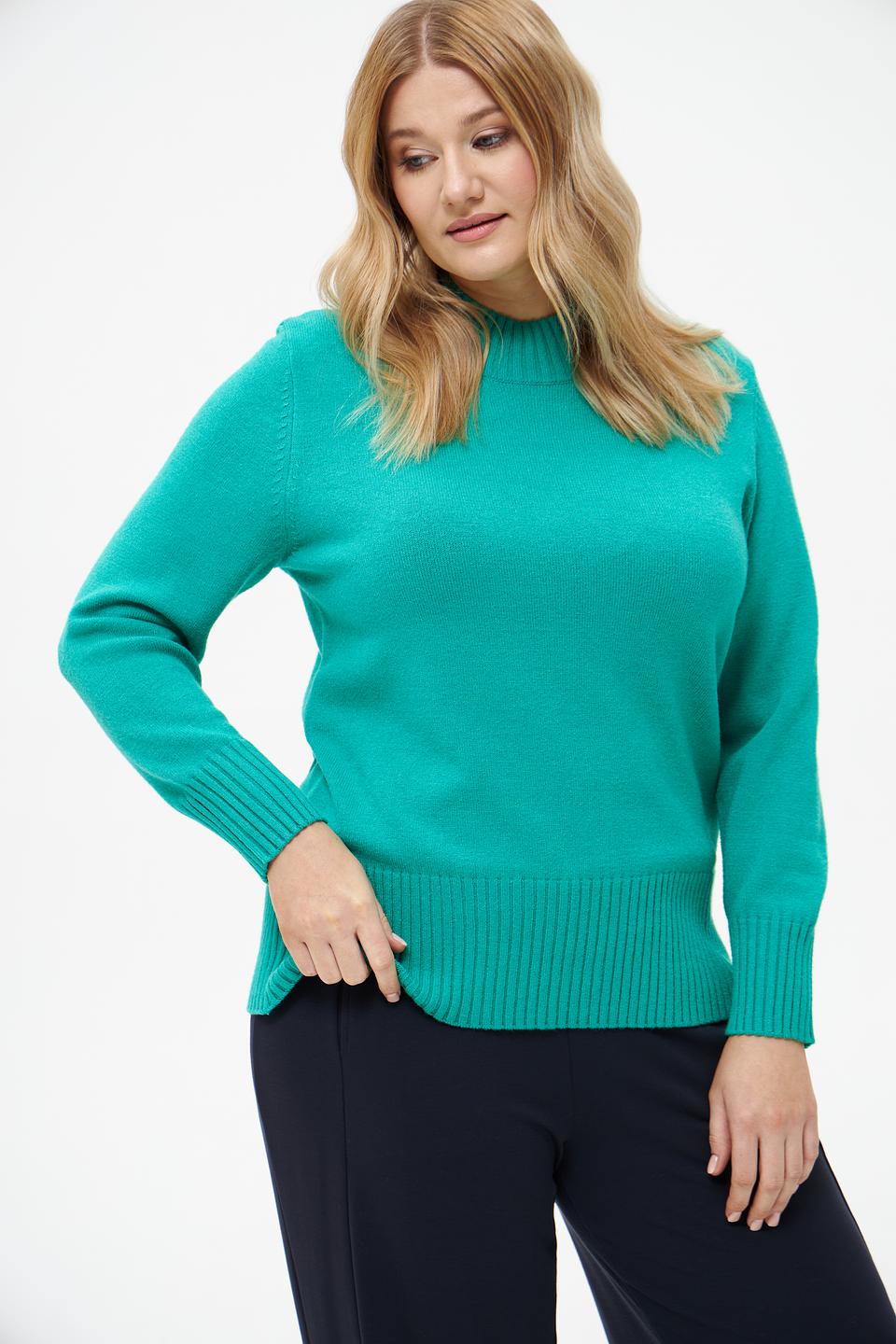 Пуловер Frank Walder изумрудный