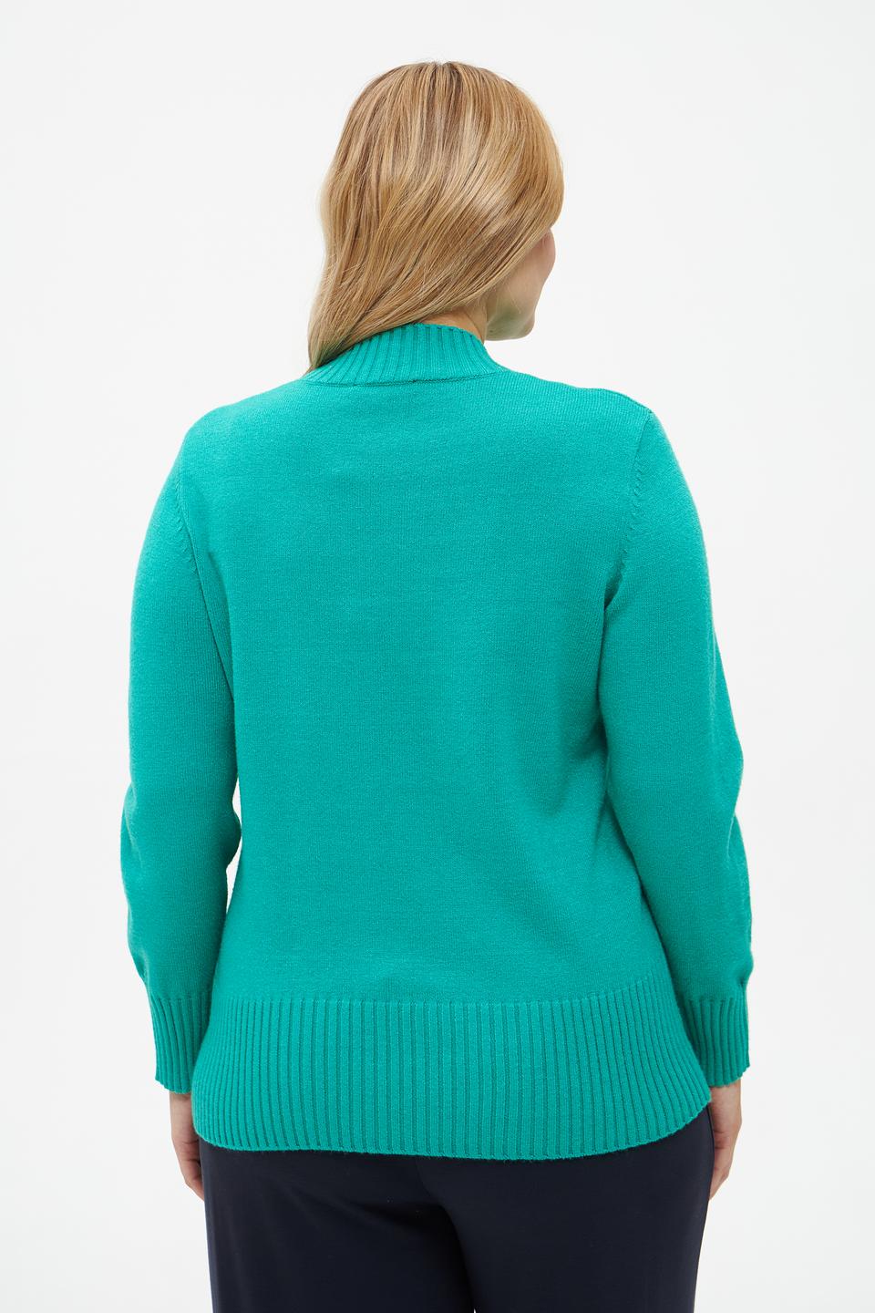 Пуловер Frank Walder изумрудный