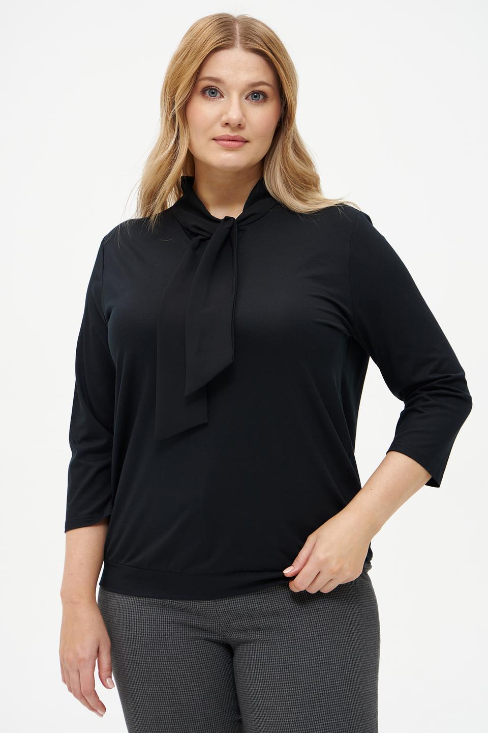 Блуза Frank Walder с бантом черная