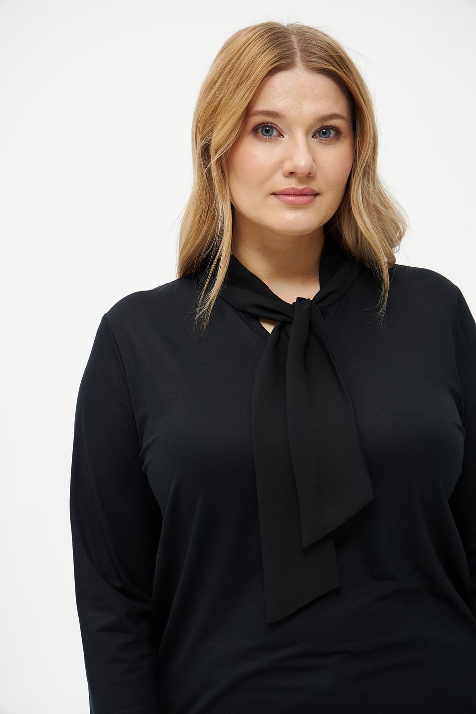 Блуза Frank Walder с бантом черная