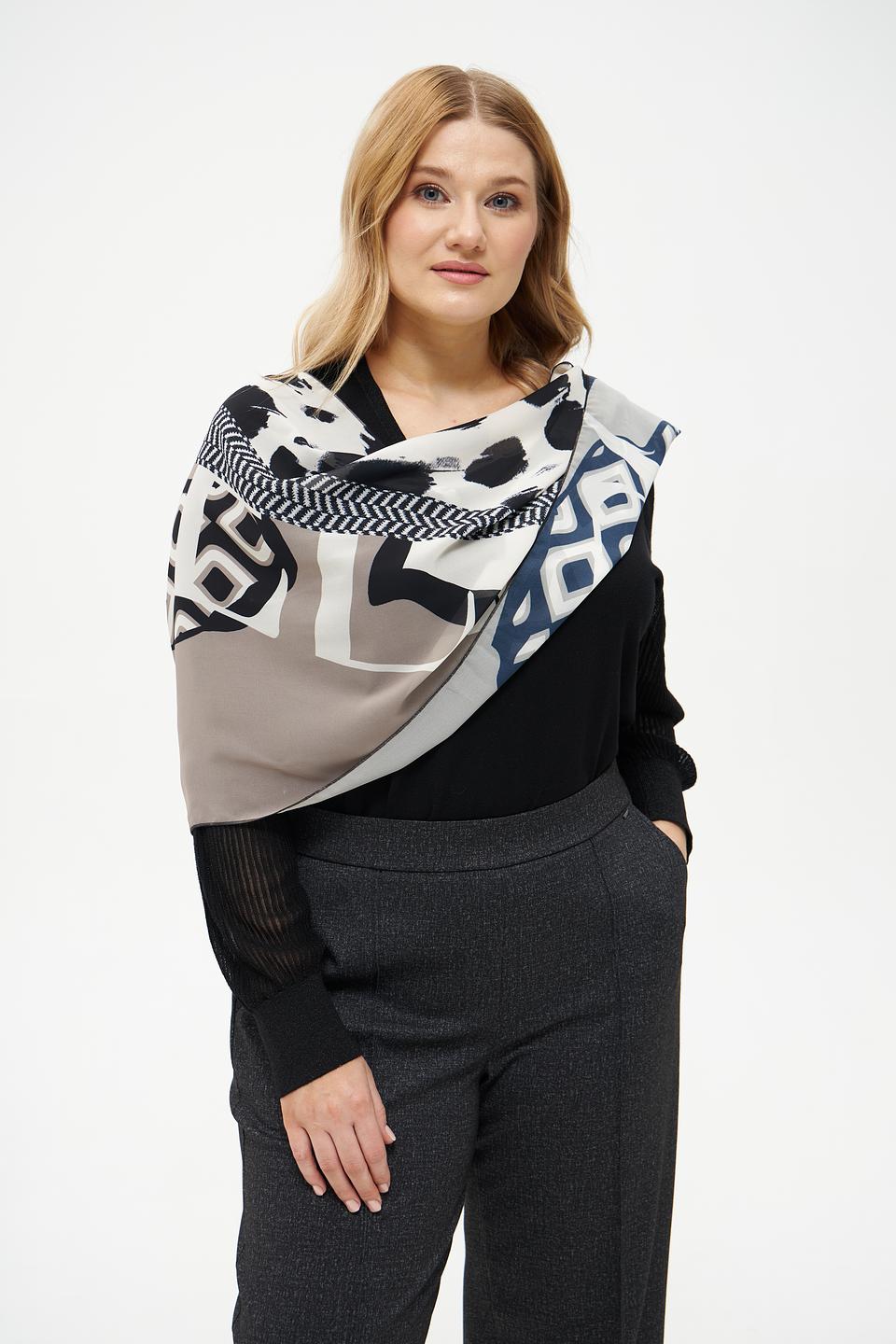 Шарф Frank Walder с принтом