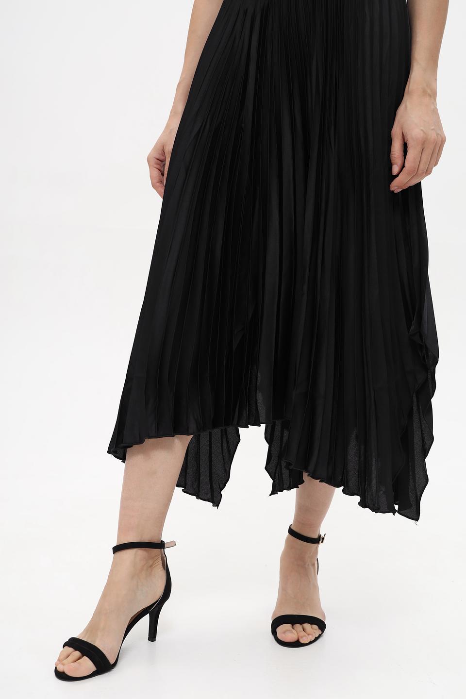 Юбка плиссе Oui чёрная