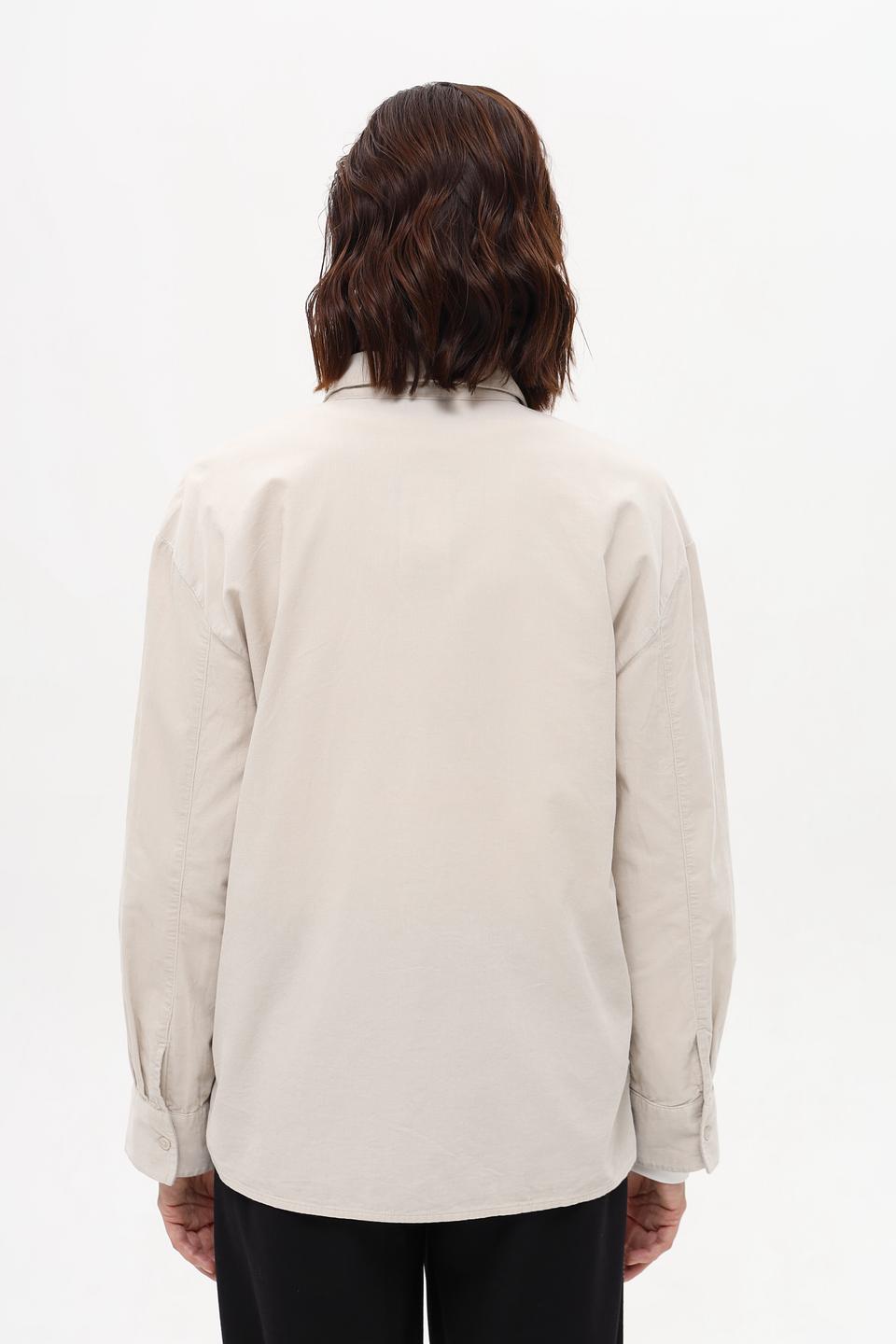 Рубашка Tom Tailor бежевая