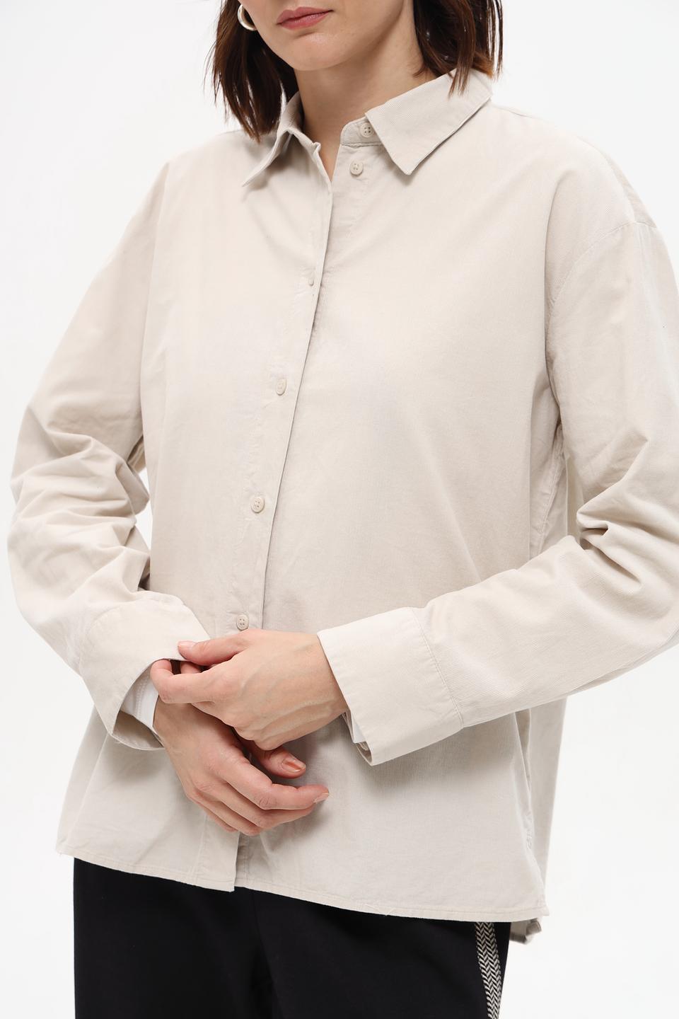 Рубашка Tom Tailor бежевая