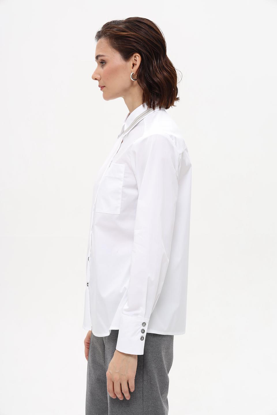 Рубашка Bianca с воротником