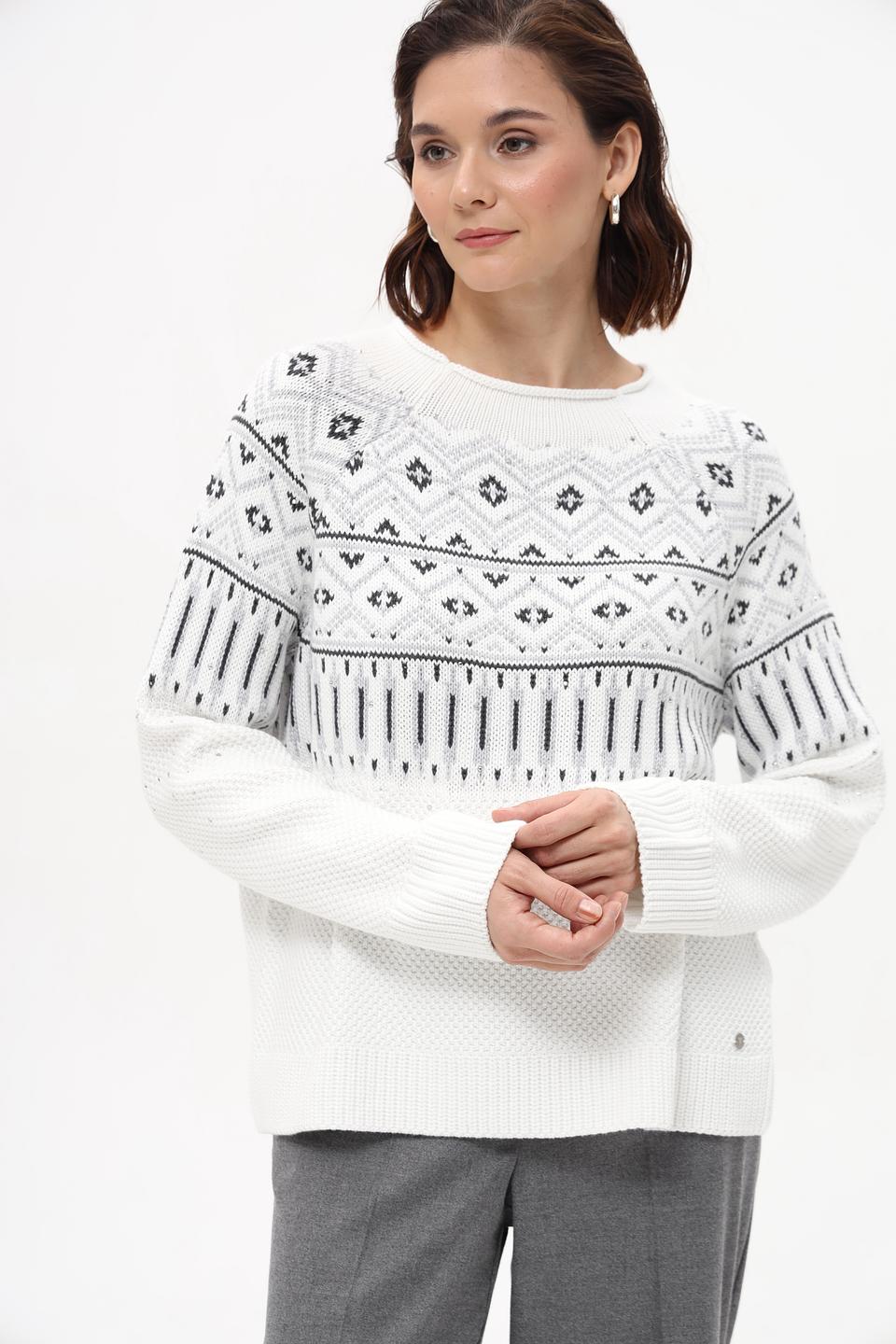 Пуловер Monari с узором