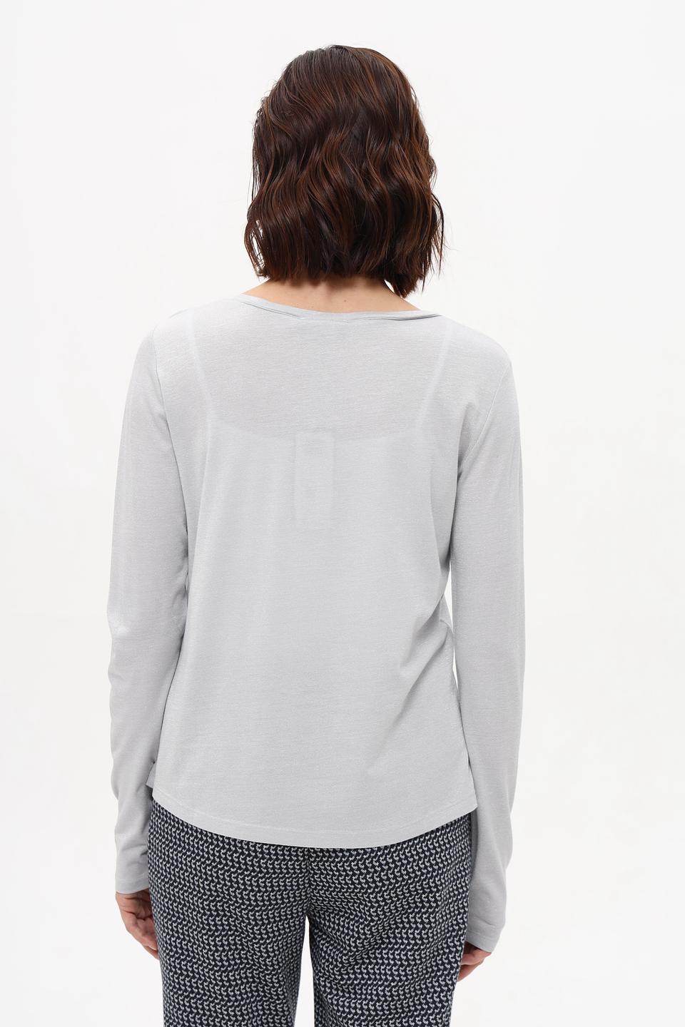Футболка Monari серая с длинным рукавом