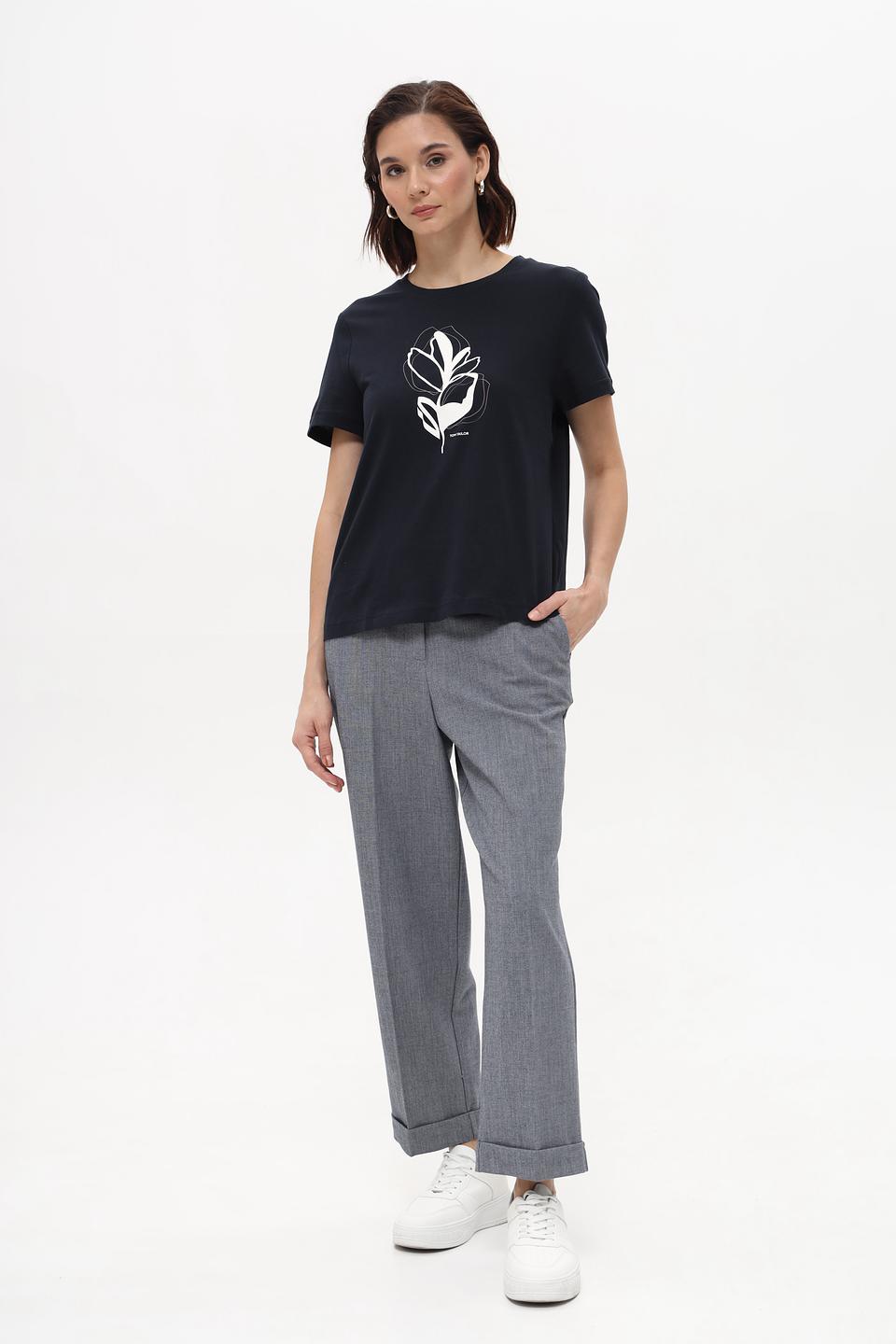 Брюки классические Tom Tailor серые