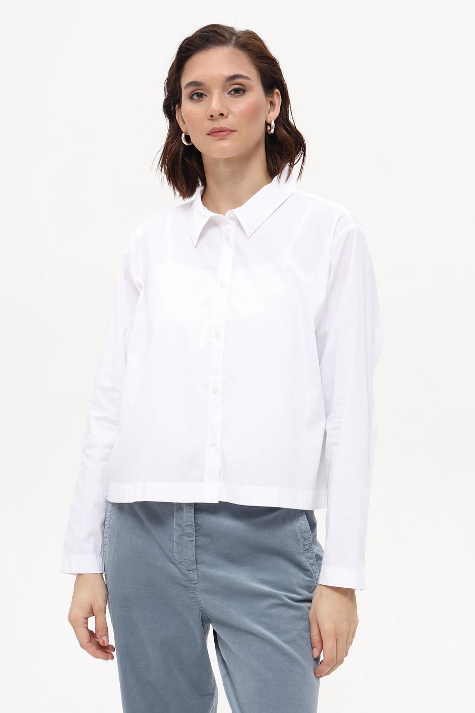 Блуза Tom Tailor denim белая