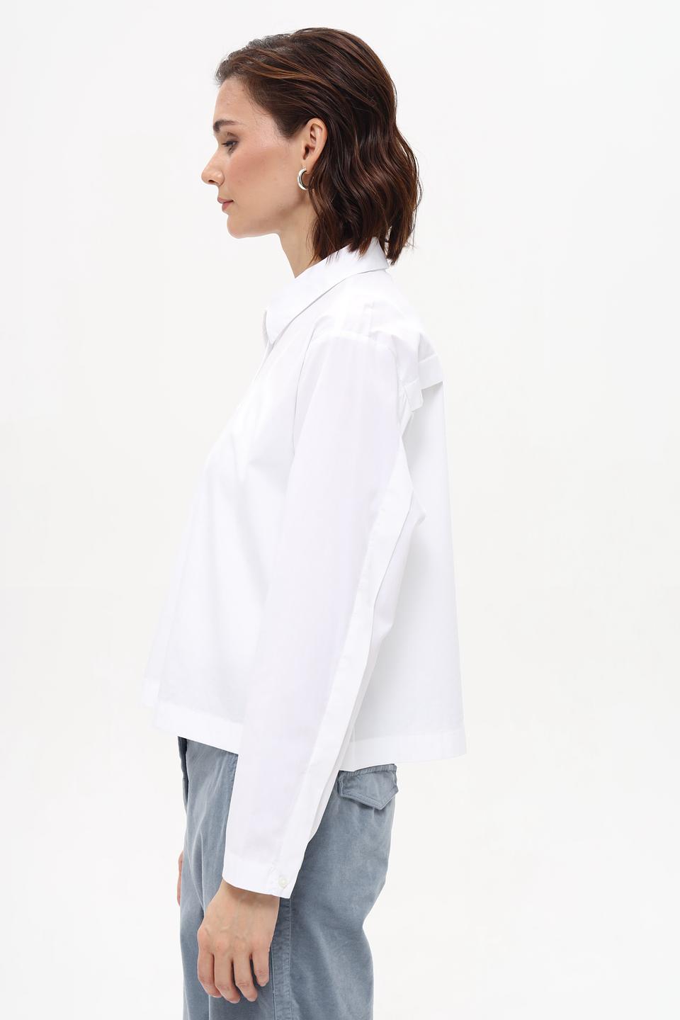 Блуза Tom Tailor denim белая