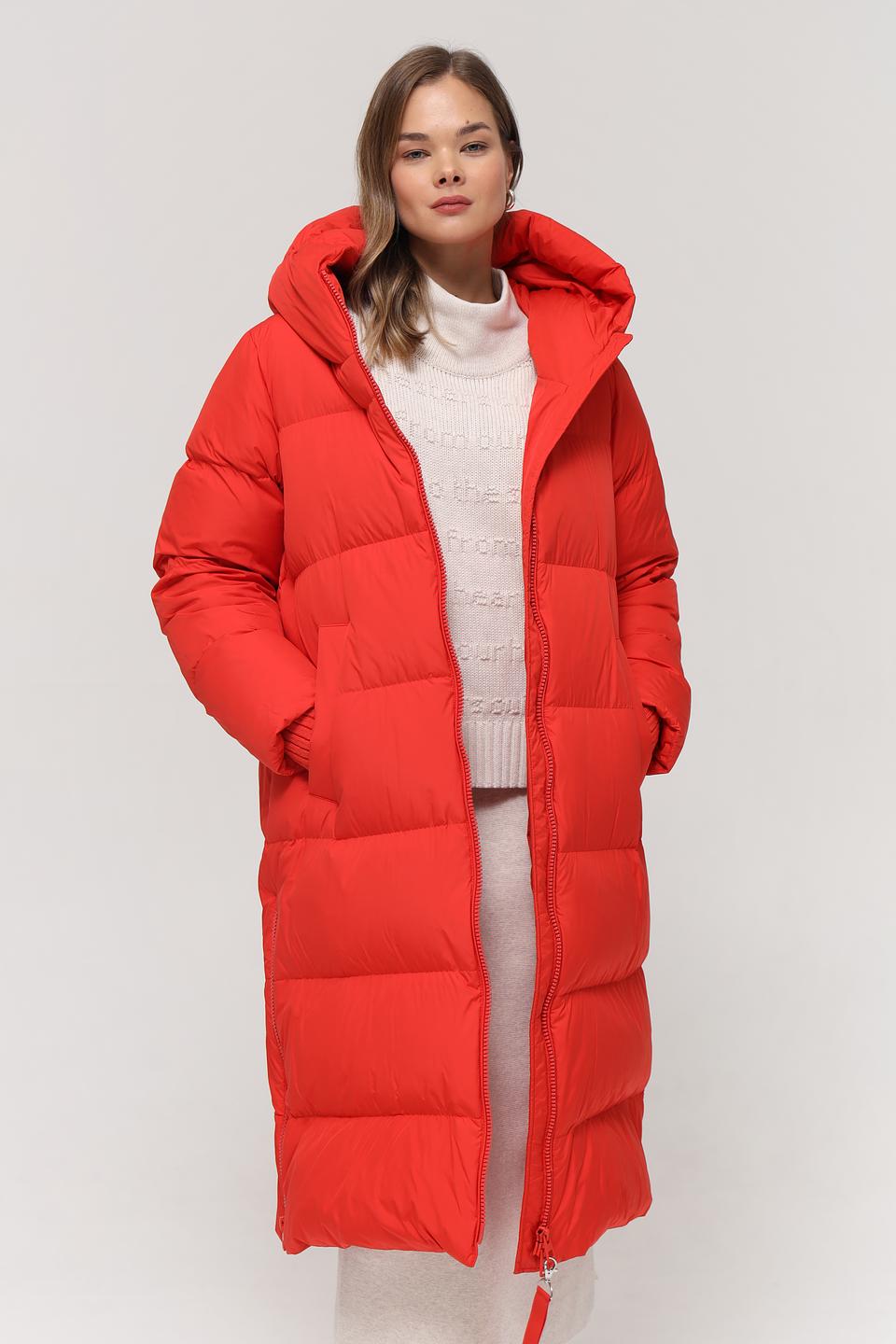 Пальто Marc O Polo красное стеганое