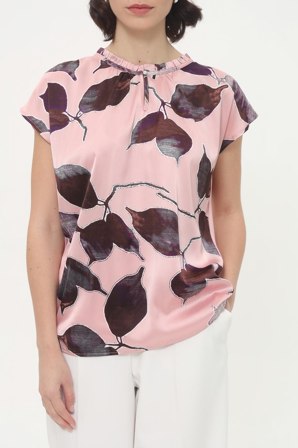 Блуза More and More с листьями