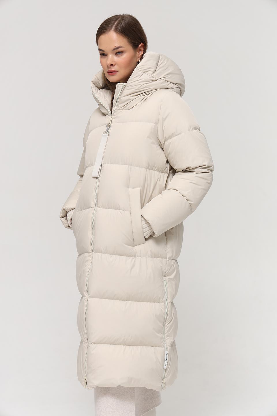 Пальто Marc O Polo стеганое бежевое
