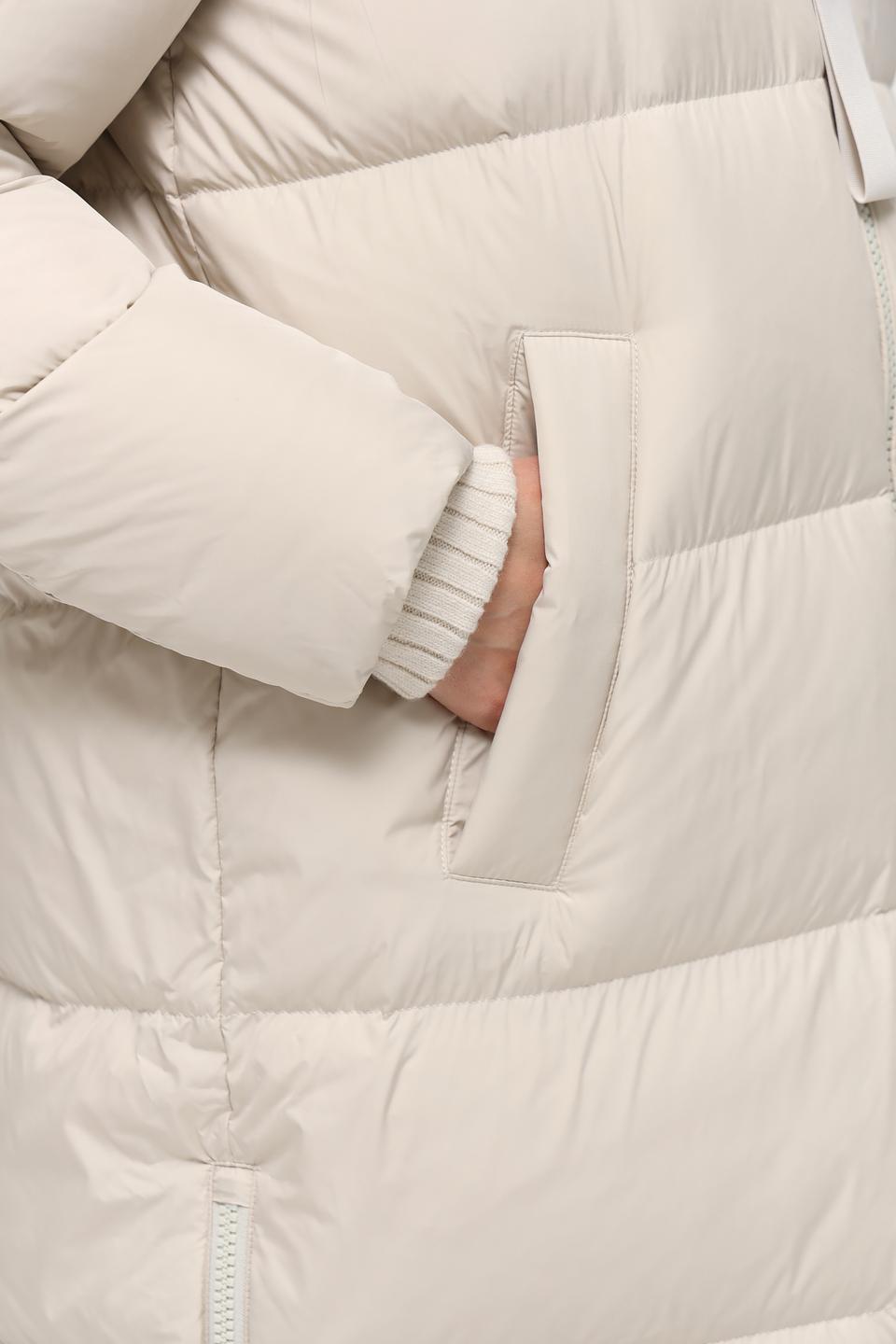 Пальто Marc O Polo стеганое бежевое