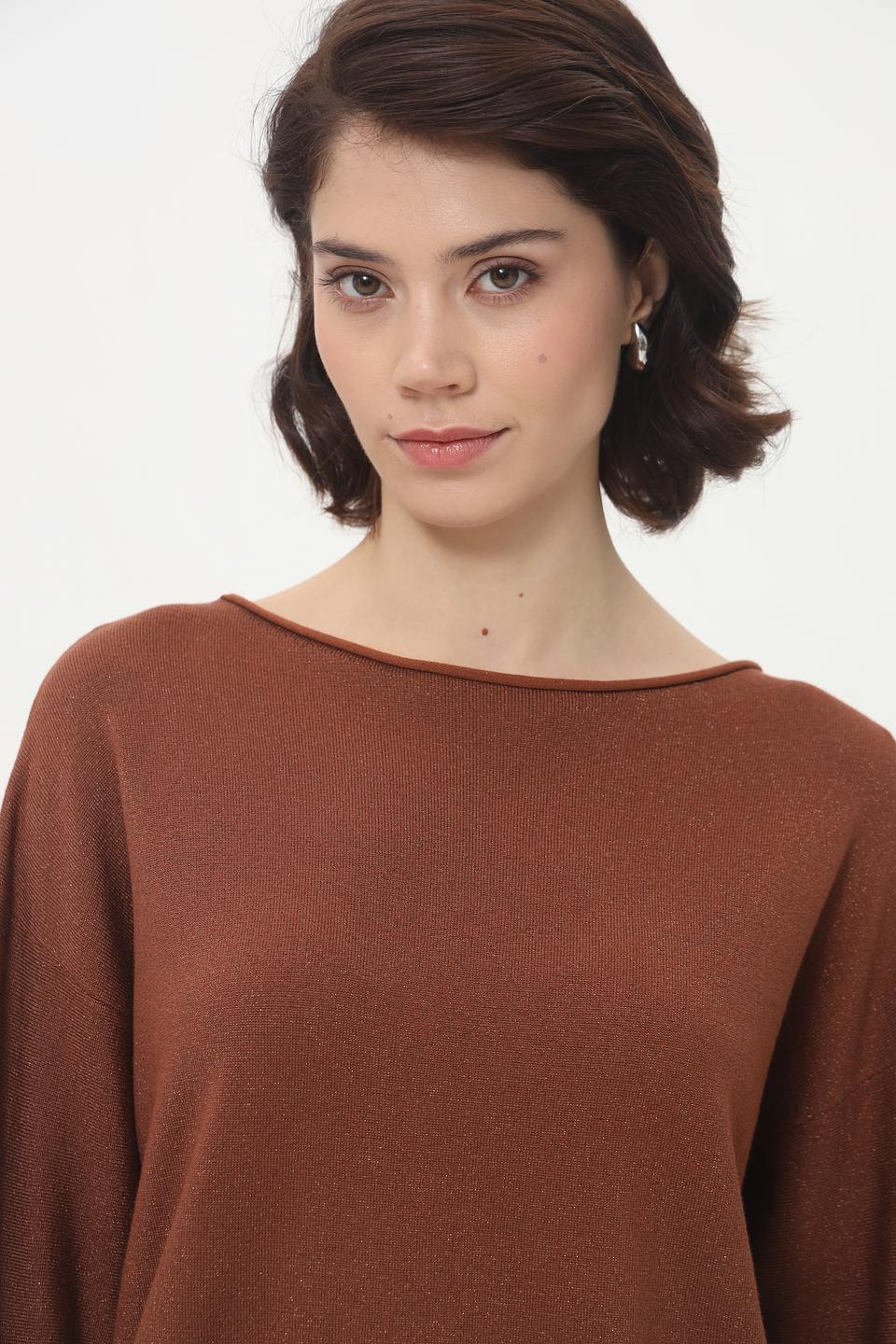 Пуловер Broadway терракотовый